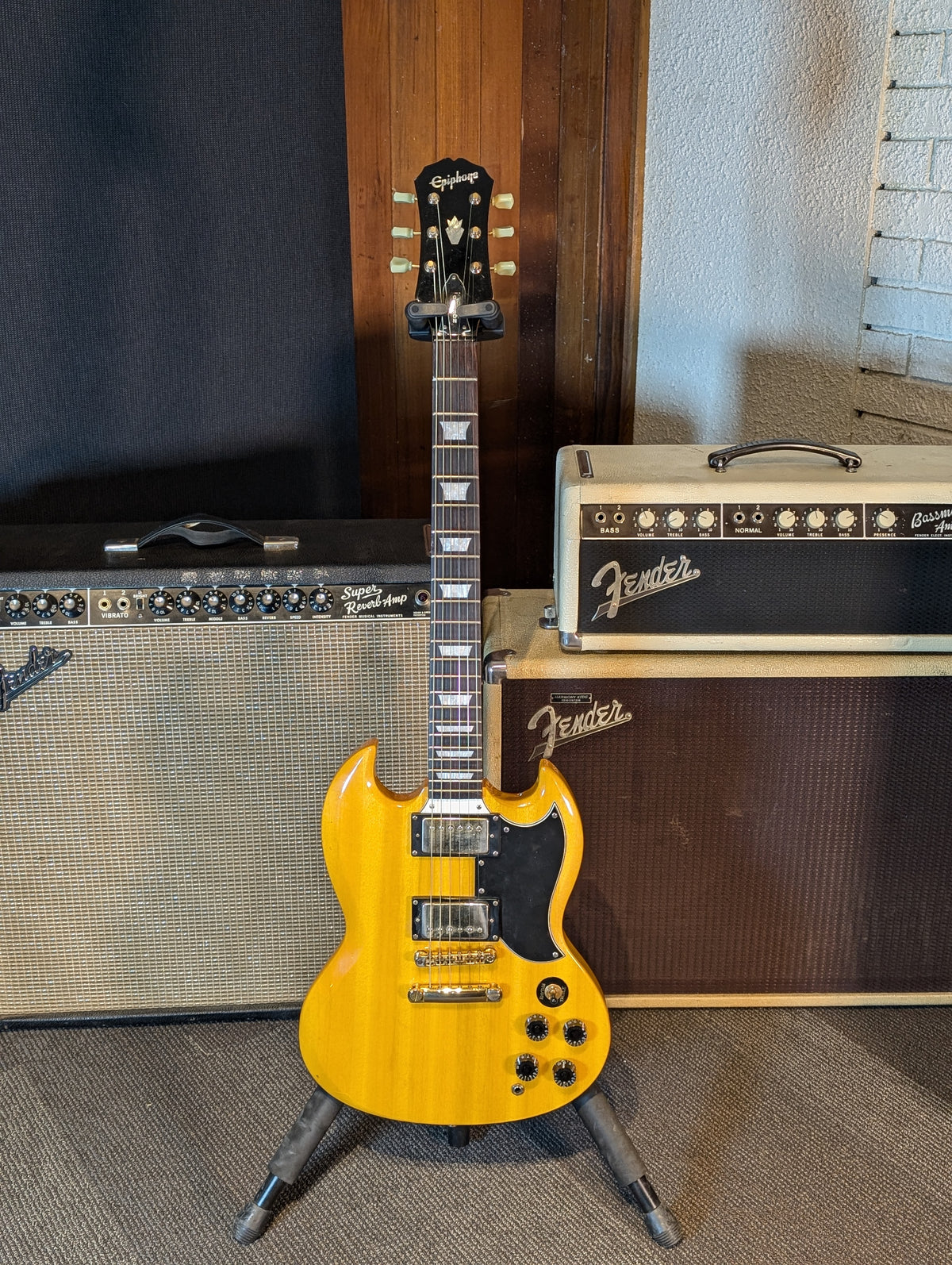 Epiphone G-400 Korina SG Electric w/Case - Natural Finish (1998)
