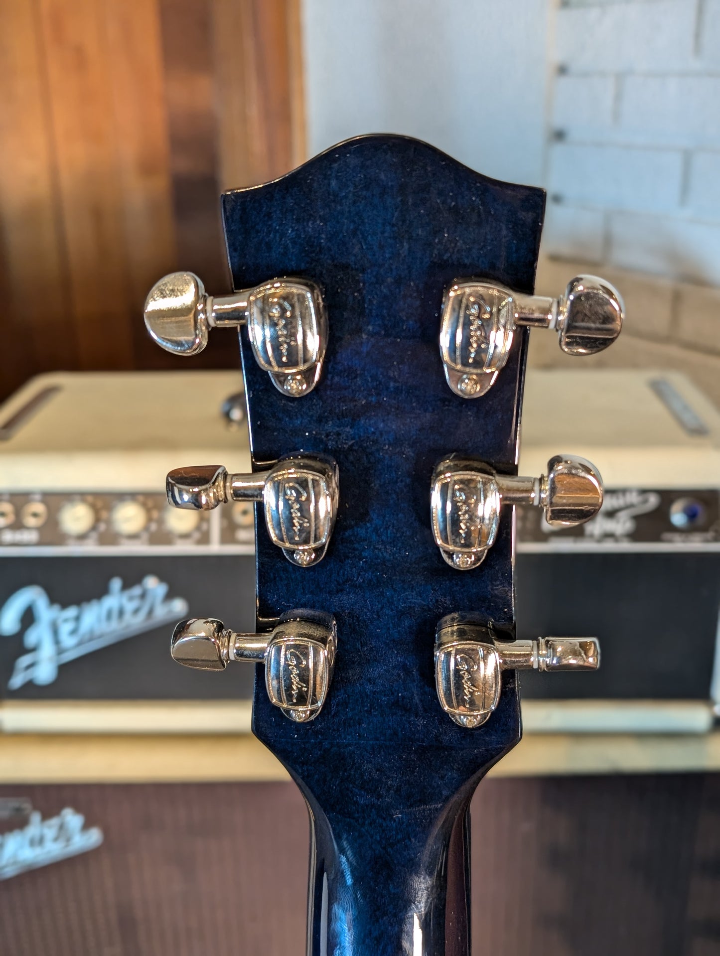 Godin 5th Avenue Night Club Hollow Body Electric Guitar - Indigo Blue (Used)