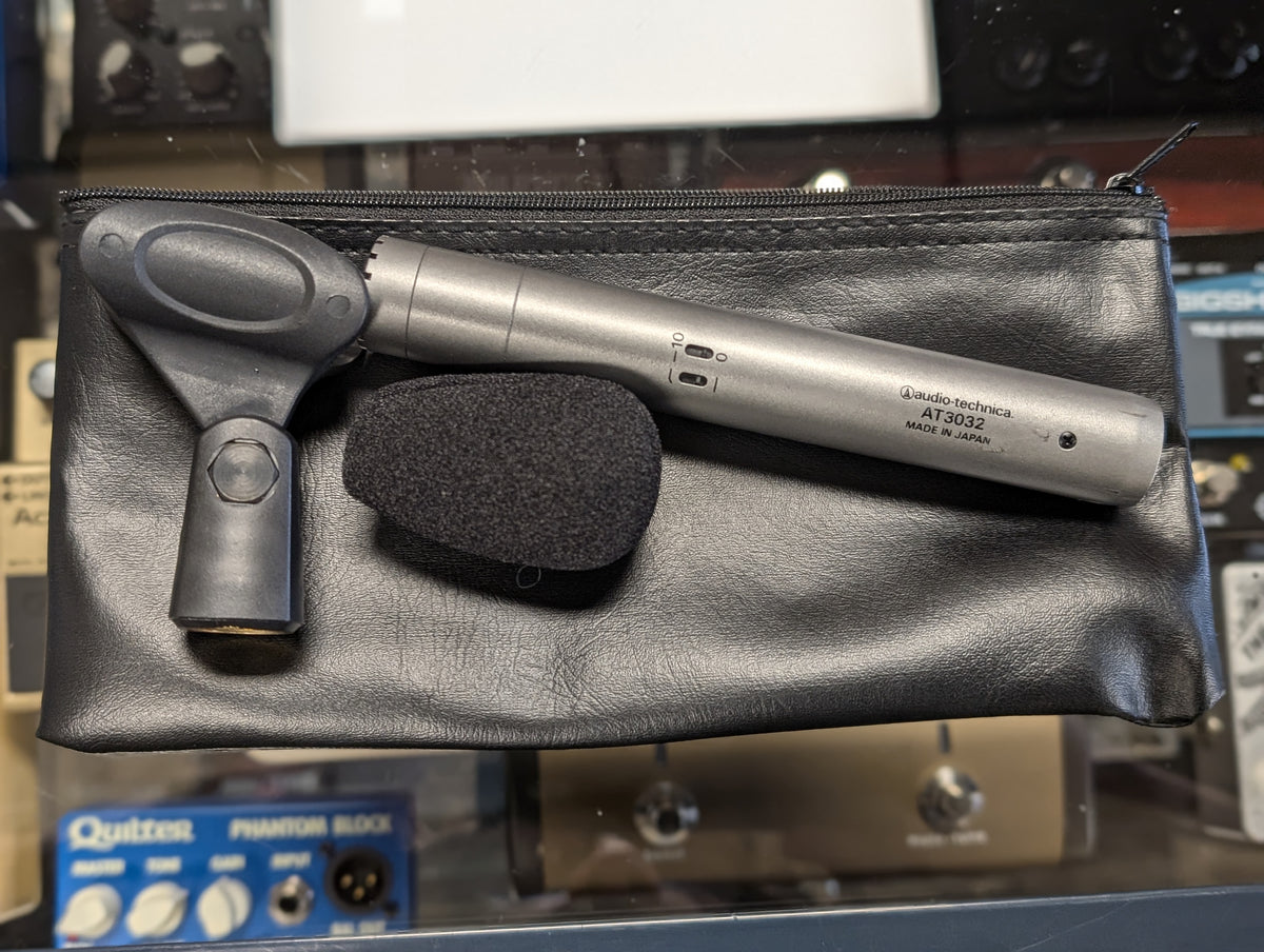 Audio-Technica AT3032 Omnidirectional Condenser Microphone w/Bag & Clip (Used)