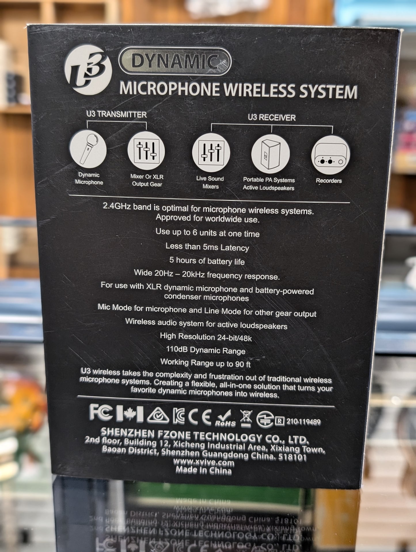 Xvive U3 2.4 GHz Wireless Microphone System (Used)