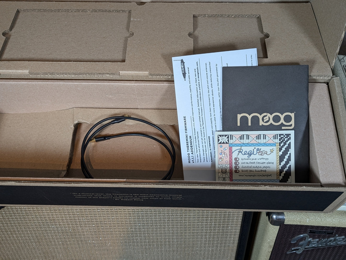 Moog Theremini Theremin w/Stand & Original Packaging - White (Used)