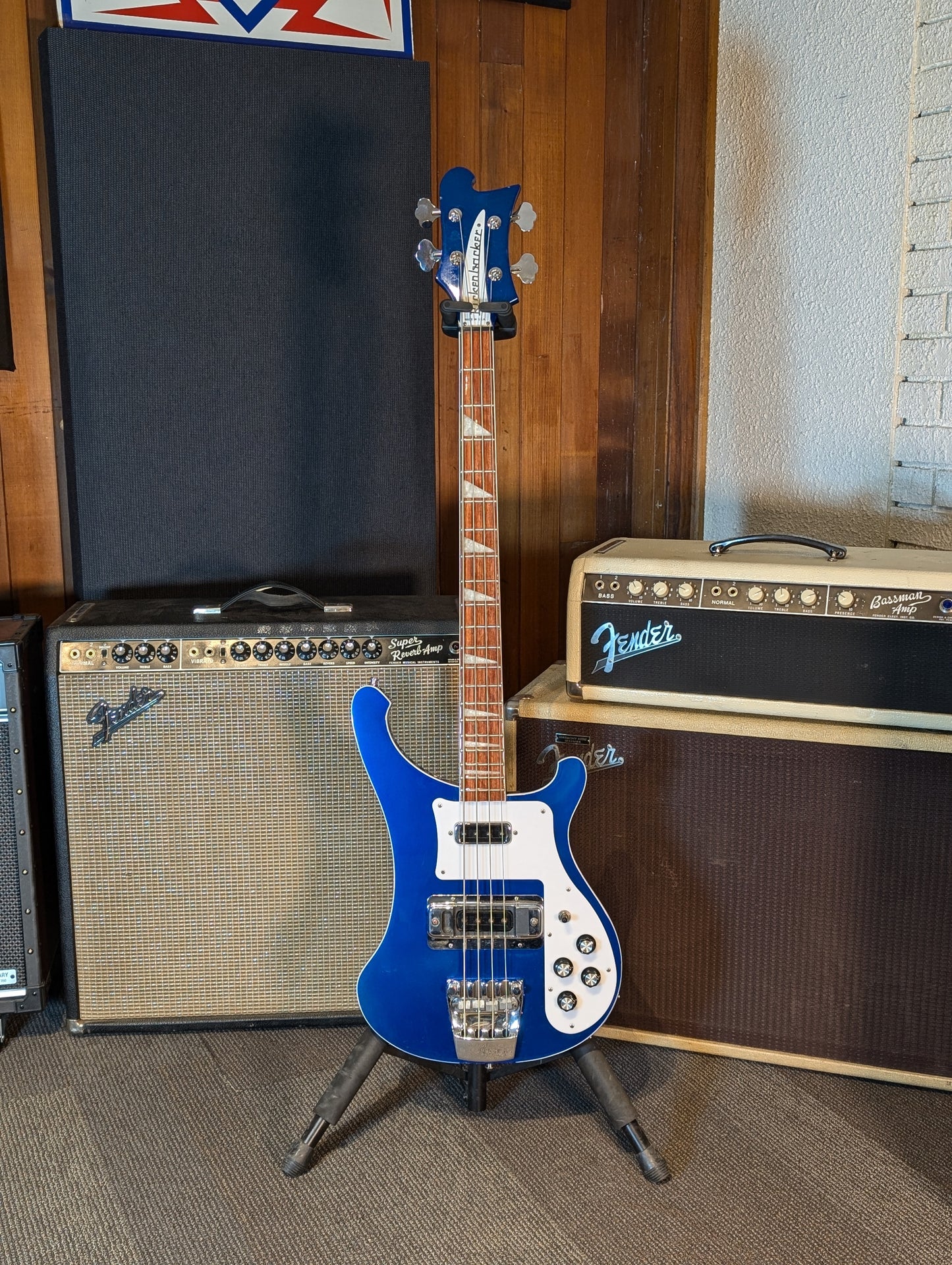 Rickenbacker 4003 4-String Electric Bass w/Case - Midnight Blue (2005)