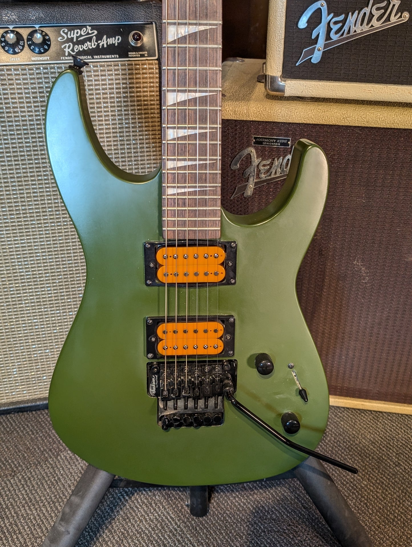 Jackson X Series DK2XR FSR Electric Guitar - Matte Army Drab (2022)