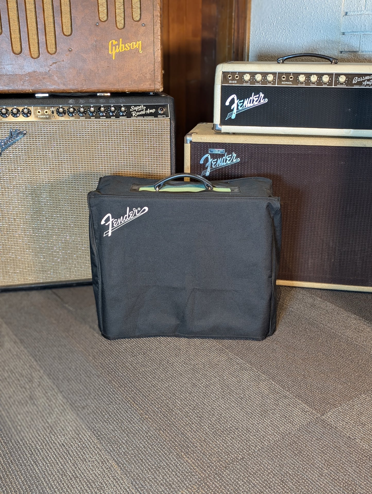 Fender Limited Edition Blues Junior w/ Cannabis Rex Speaker & Amp Cover - Surf Green (2016)