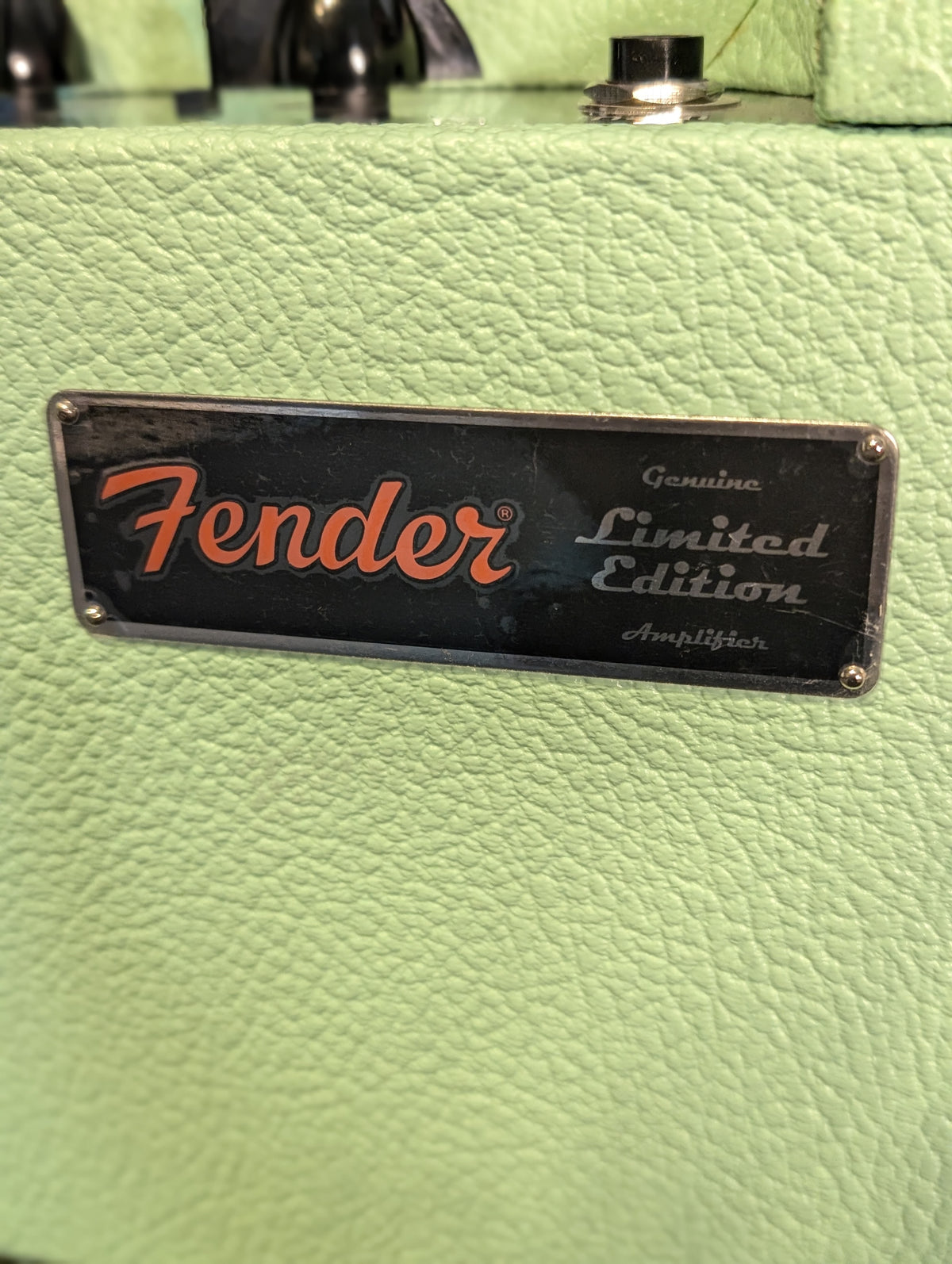 Fender Limited Edition Blues Junior w/ Cannabis Rex Speaker & Amp Cover - Surf Green (2016)