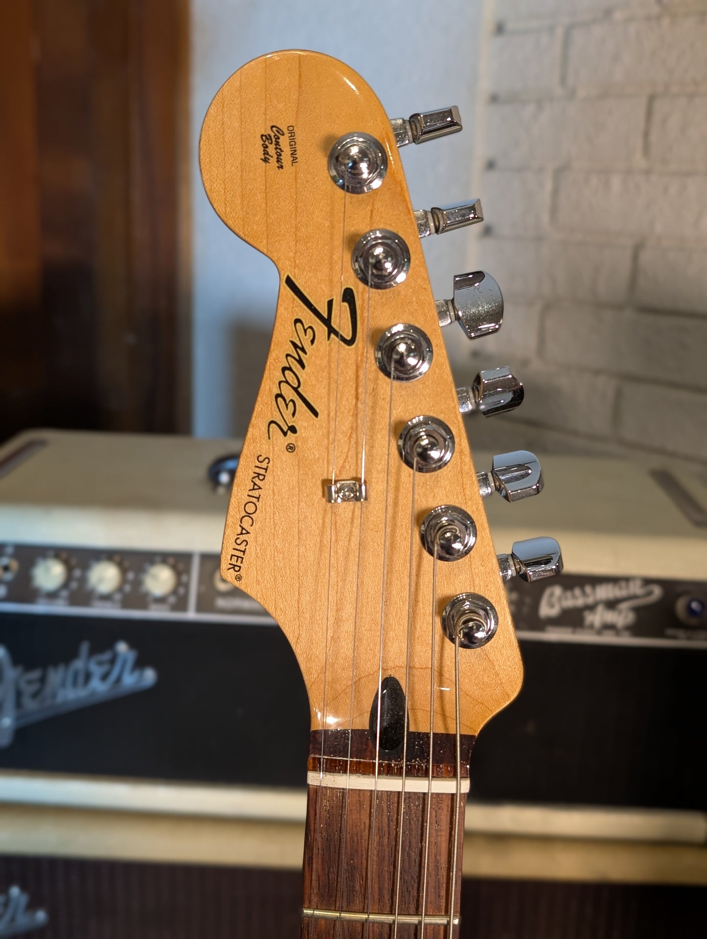 Fender Standard Stratocaster Plus Top Left Handed Electric Guitar w/Case - Tobacco Sunburst (2013)