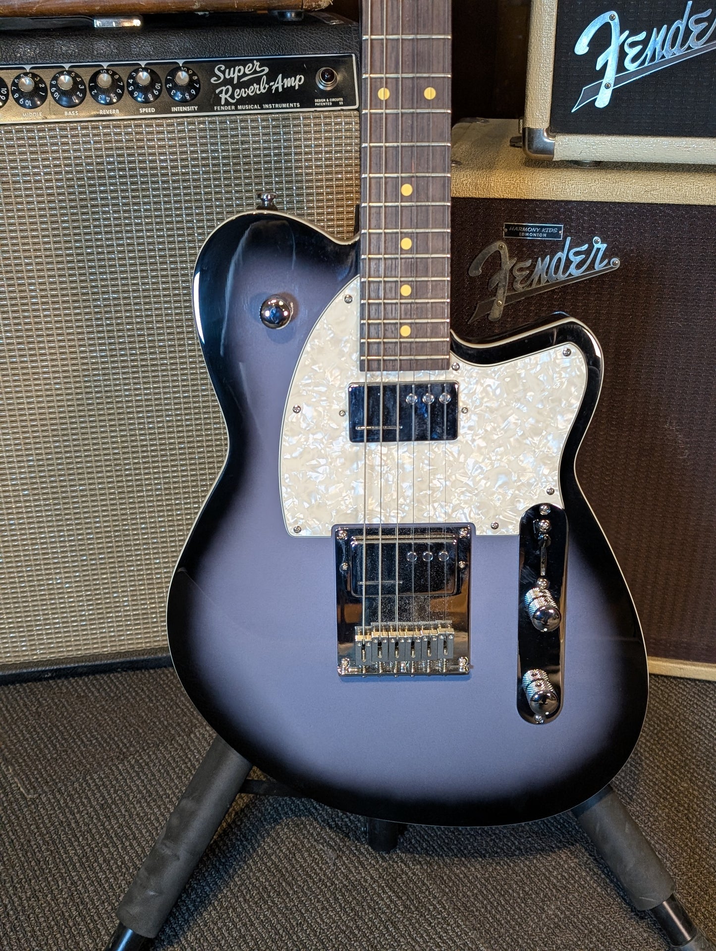 Reverend Crosscut Electric Guitar - Periwinkle Burst (Used)