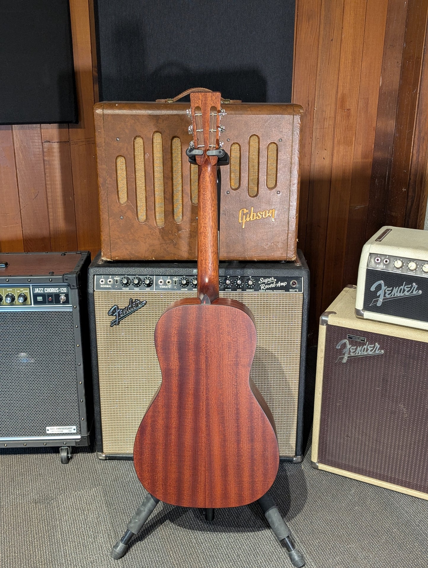 Eastman E1P Bluesmaster Limited Edition Parlor Acoustic Guitar w/Gig Bag - Classic Finish (Serial #M2333272)