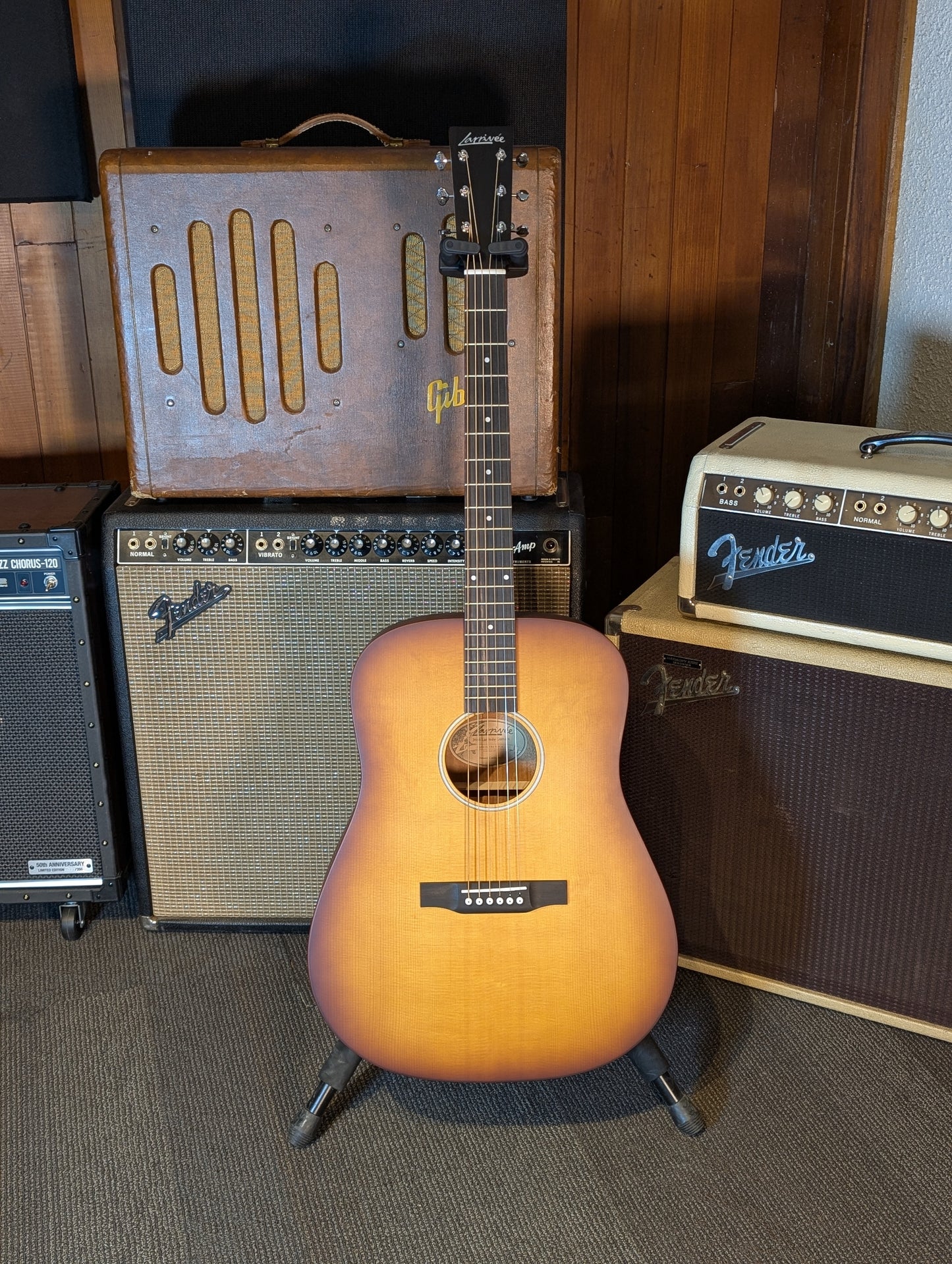 Larrivée Simple 6 Dreadnought Acoustic Guitar w/Case - Satin Summer Sunset Burst (Serial #142281)