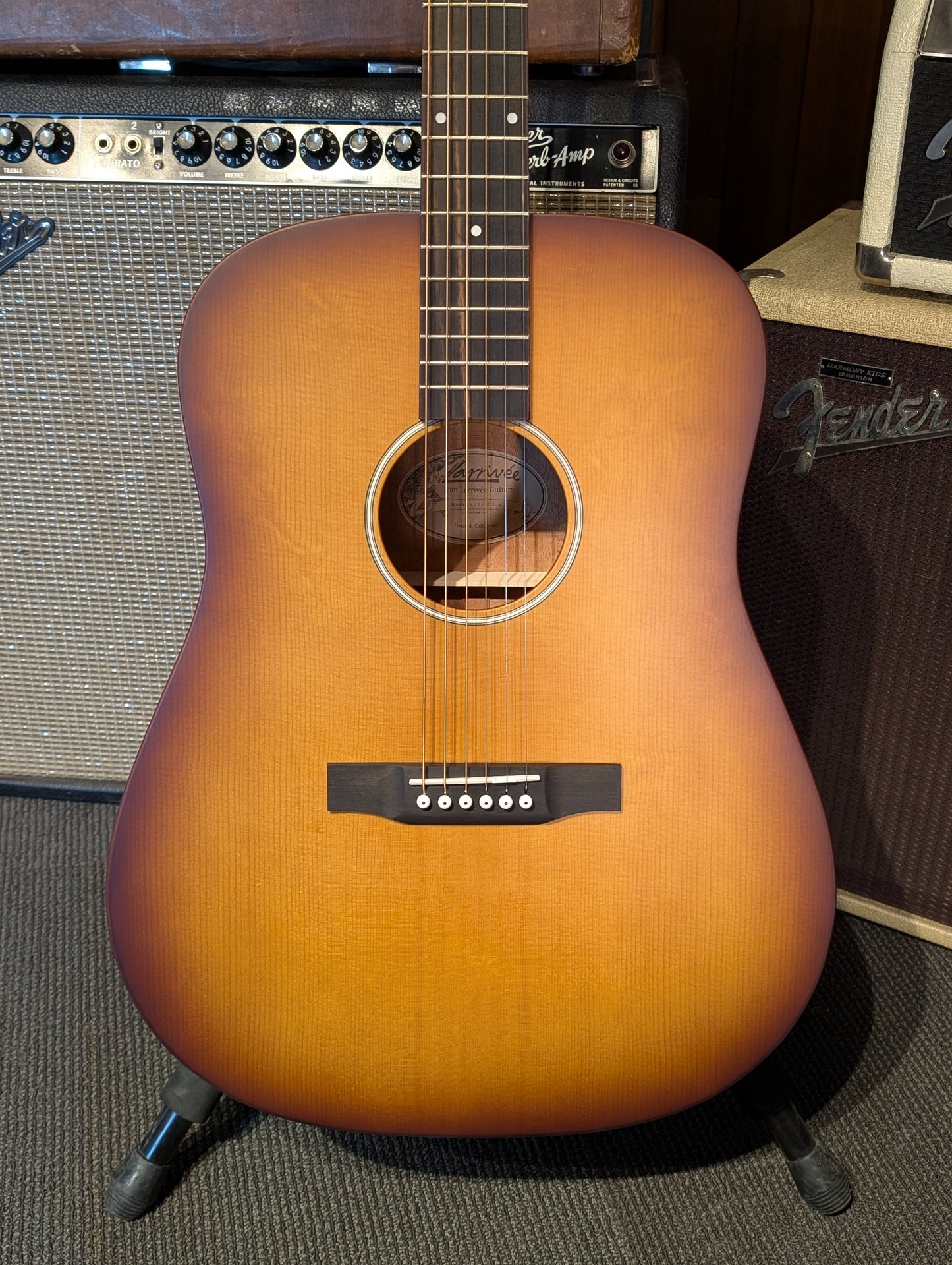 Larrivée Simple 6 Dreadnought Acoustic Guitar w/Case - Satin Summer Sunset Burst (Serial #142281)