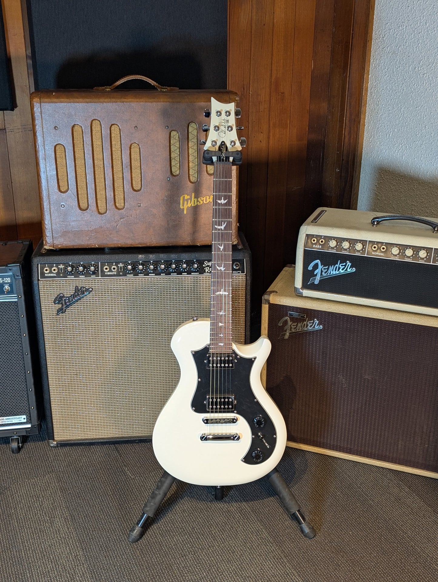 PRS SE Starla Electric Guitar w/Gig Bag - Antique White (2020)