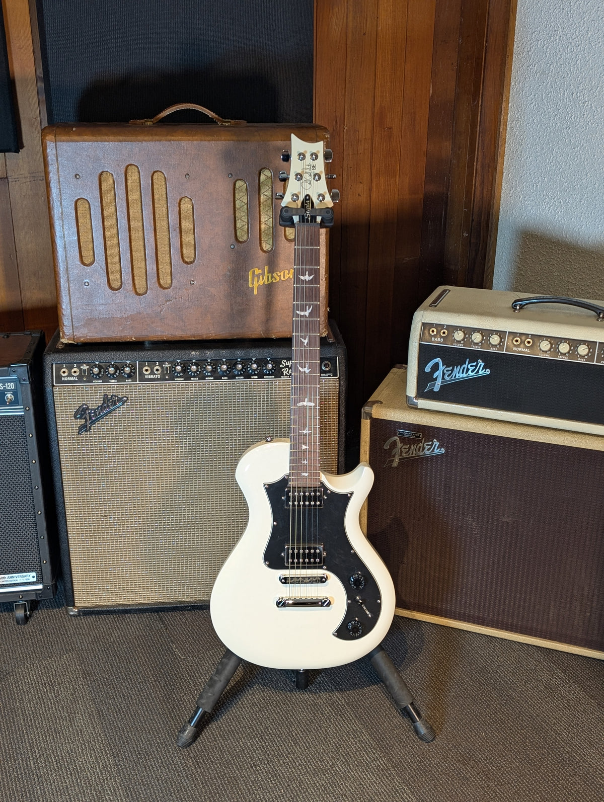 PRS SE Starla Electric Guitar w/Gig Bag - Antique White (2020)