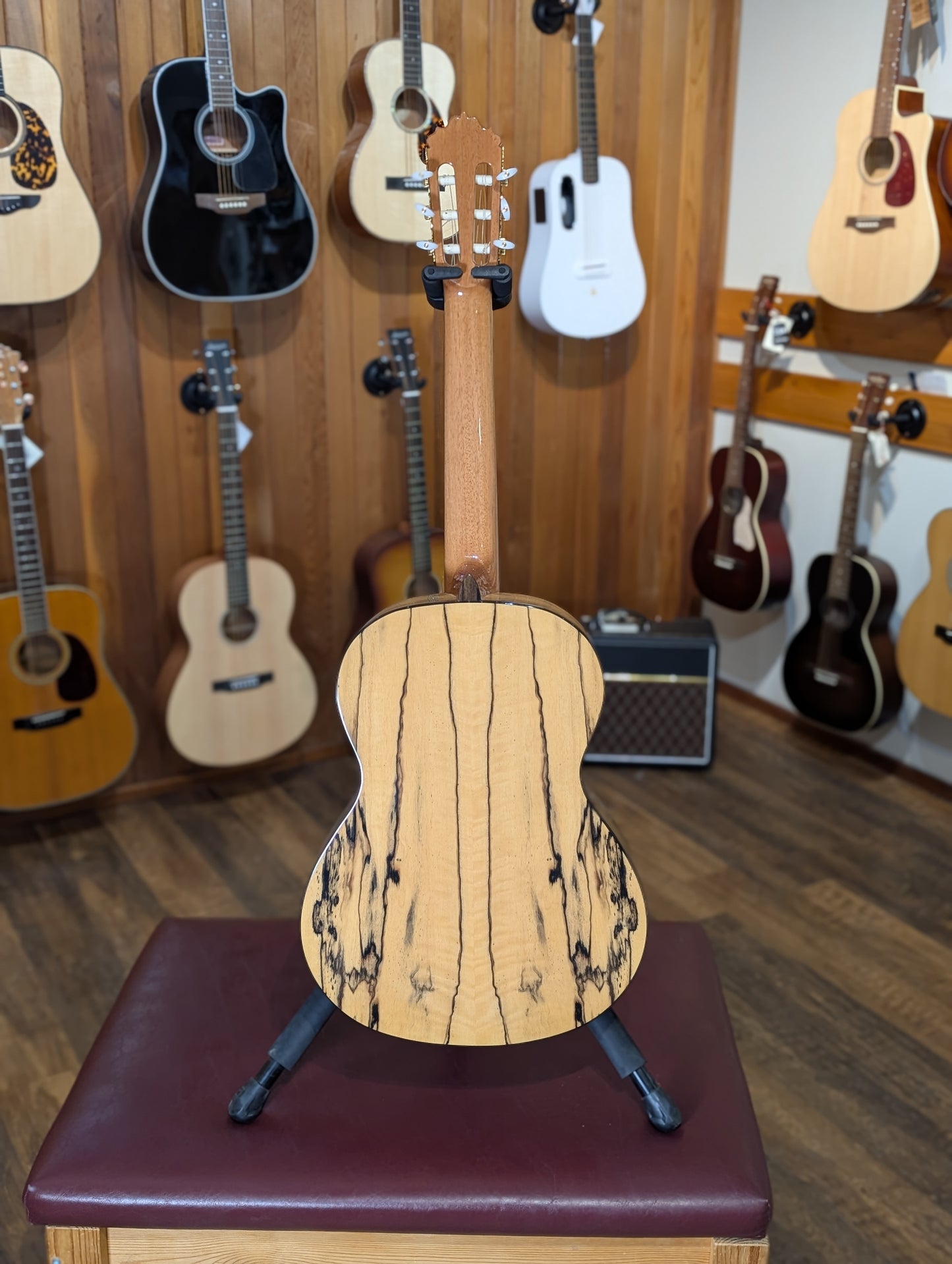 Alhambra 6 White Ebony Classical Guitar (Used)