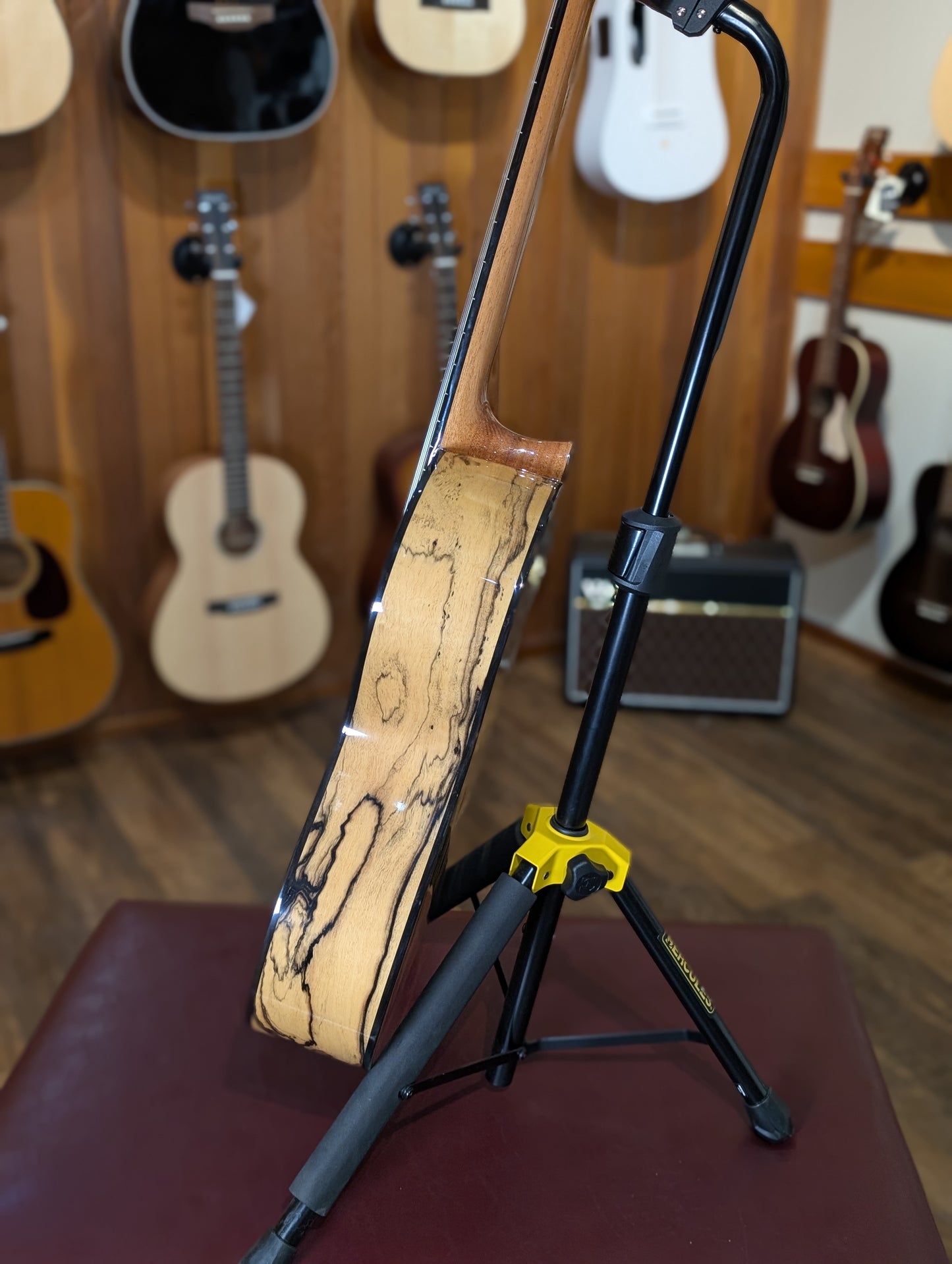 Alhambra 6 White Ebony Classical Guitar (Used)