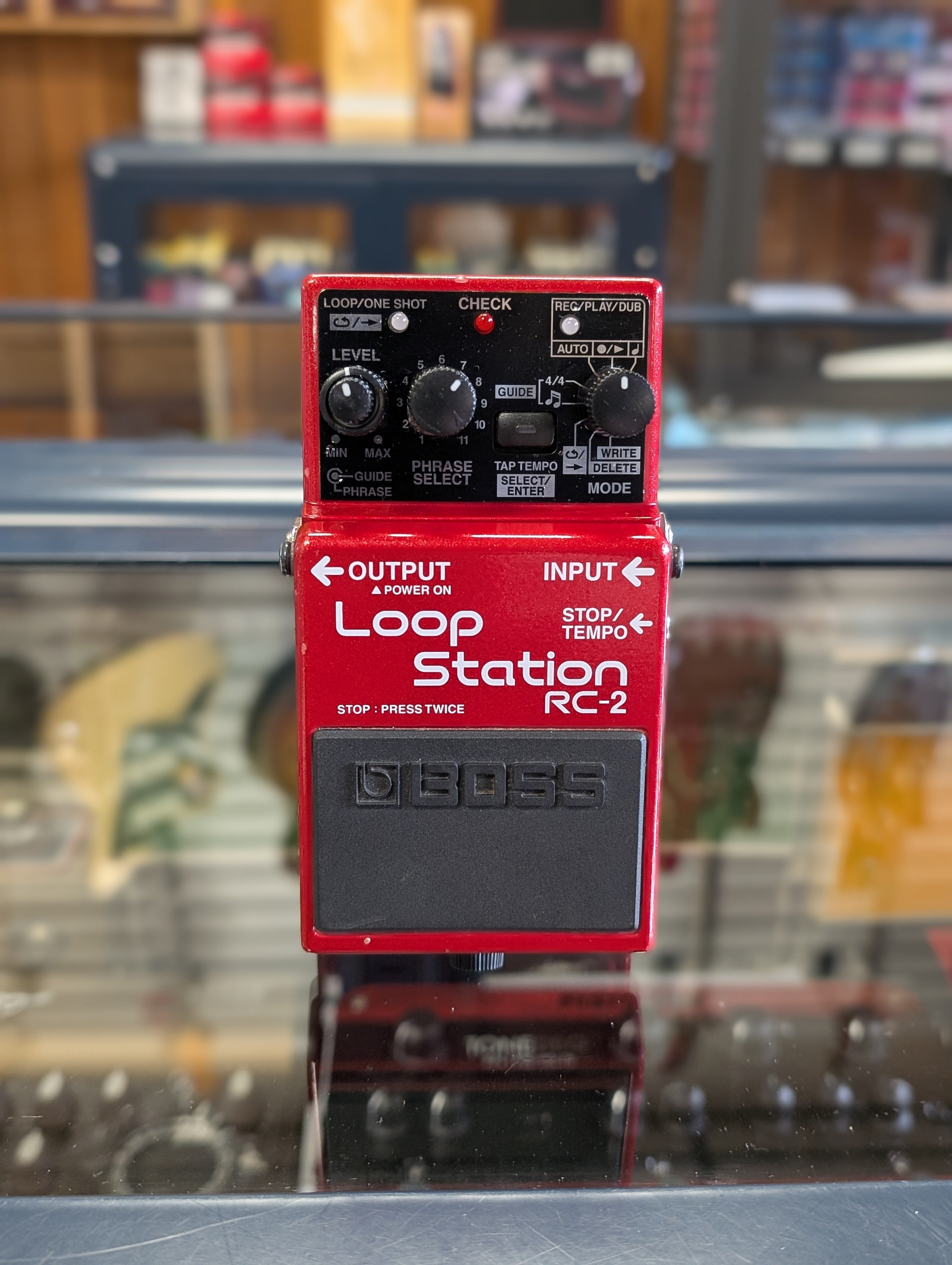 boss looper pedal rc 2