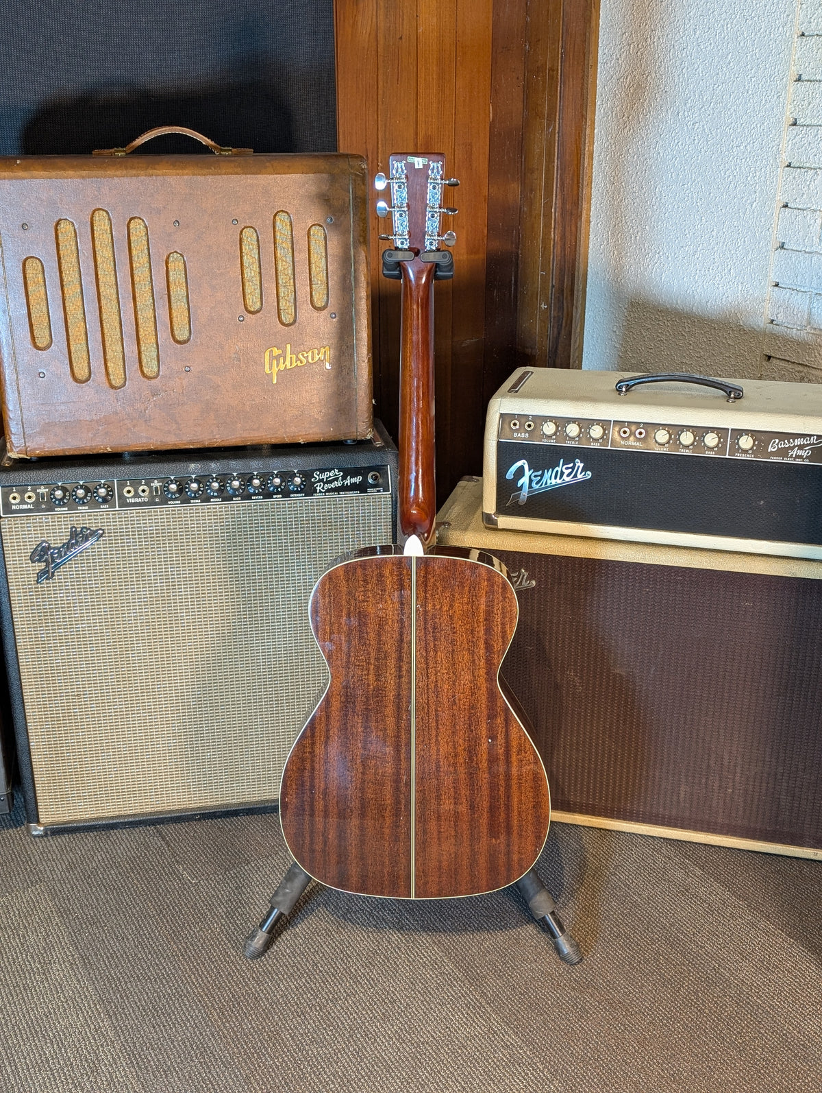 Yamaki AY270 Folk Acoustic Guitar w/Case (1970's)
