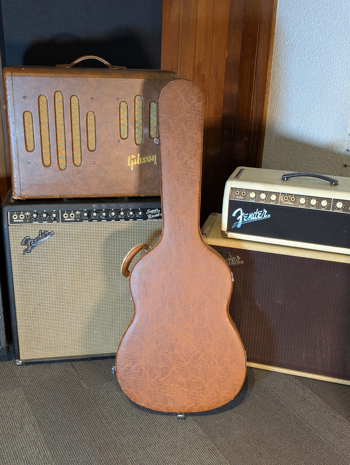 Yamaki AY270 Folk Acoustic Guitar w/Case (1970's)