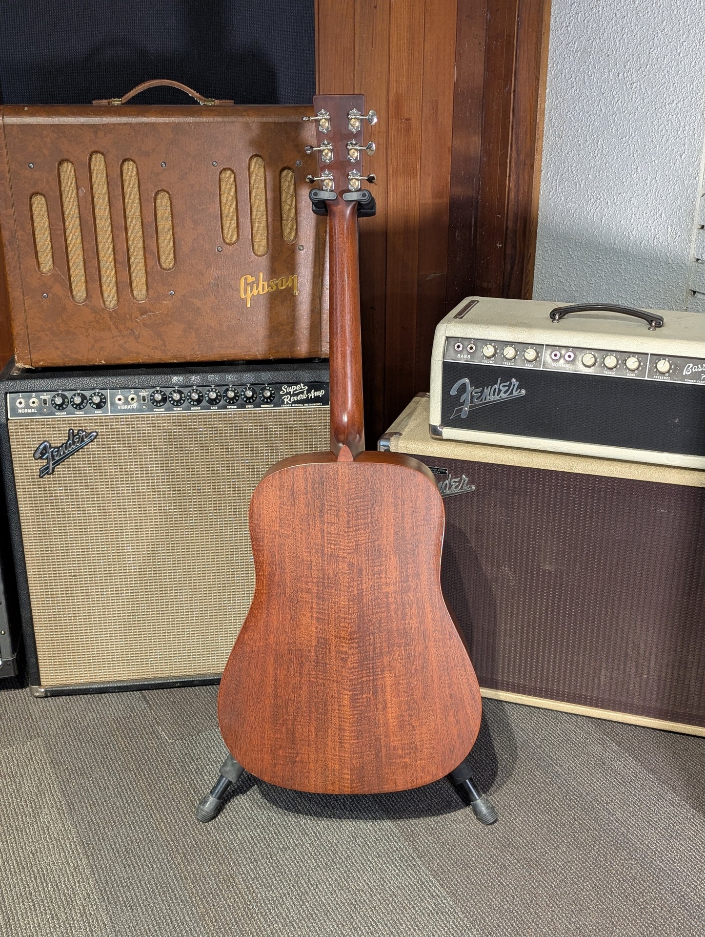 Martin D-15M Dreadnought Acoustic Guitar w/Case (2019)