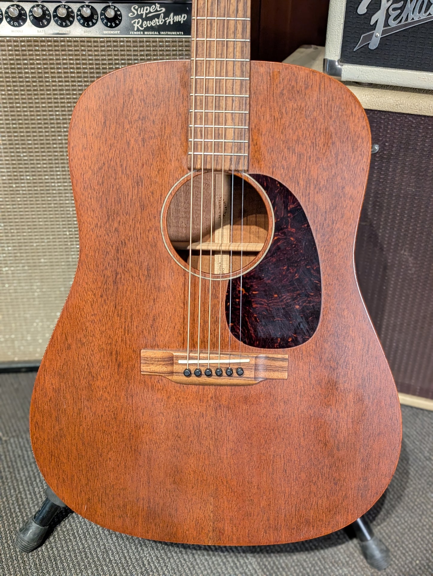 Martin D-15M Dreadnought Acoustic Guitar w/Case (2019)
