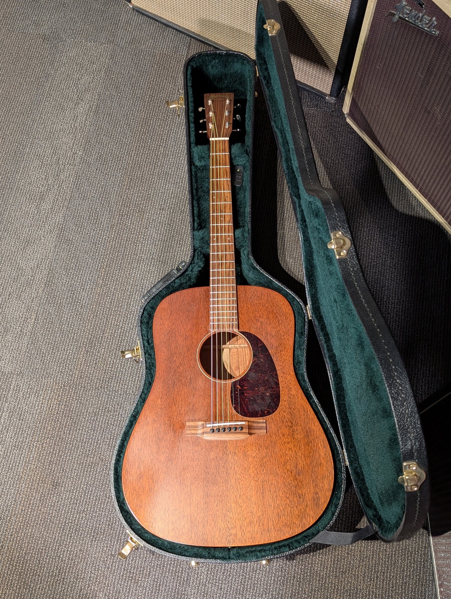 Martin D-15M Dreadnought Acoustic Guitar w/Case (2019)