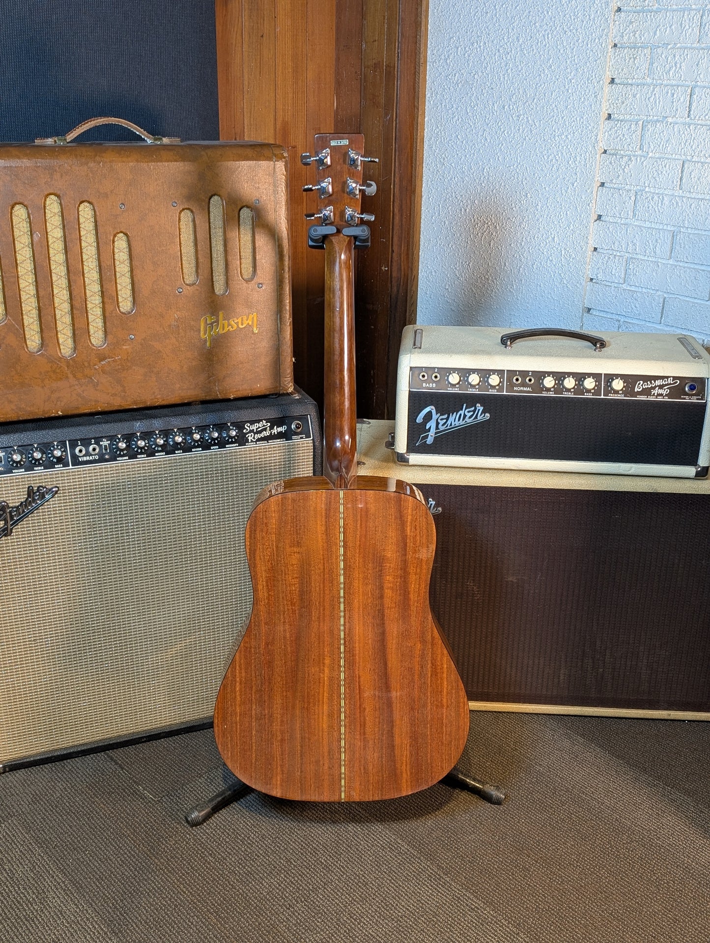 Sigma DM-5S Dreadnought Acoustic Guitar w/Case - Shaded Gloss Finish (1975-1978)