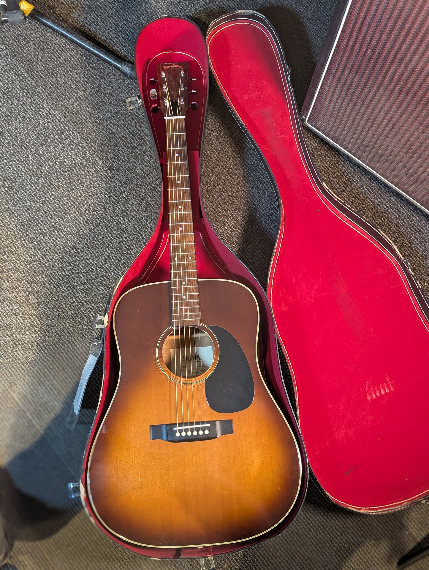 Sigma DM-5S Dreadnought Acoustic Guitar w/Case - Shaded Gloss Finish (1975-1978)