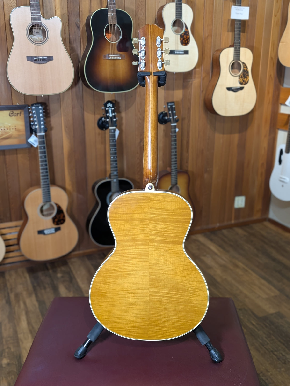 Epiphone Masterbilt Zenith Classic Acoustic/Electric Archtop Guitar w/Case - Vintage Natural (2016)