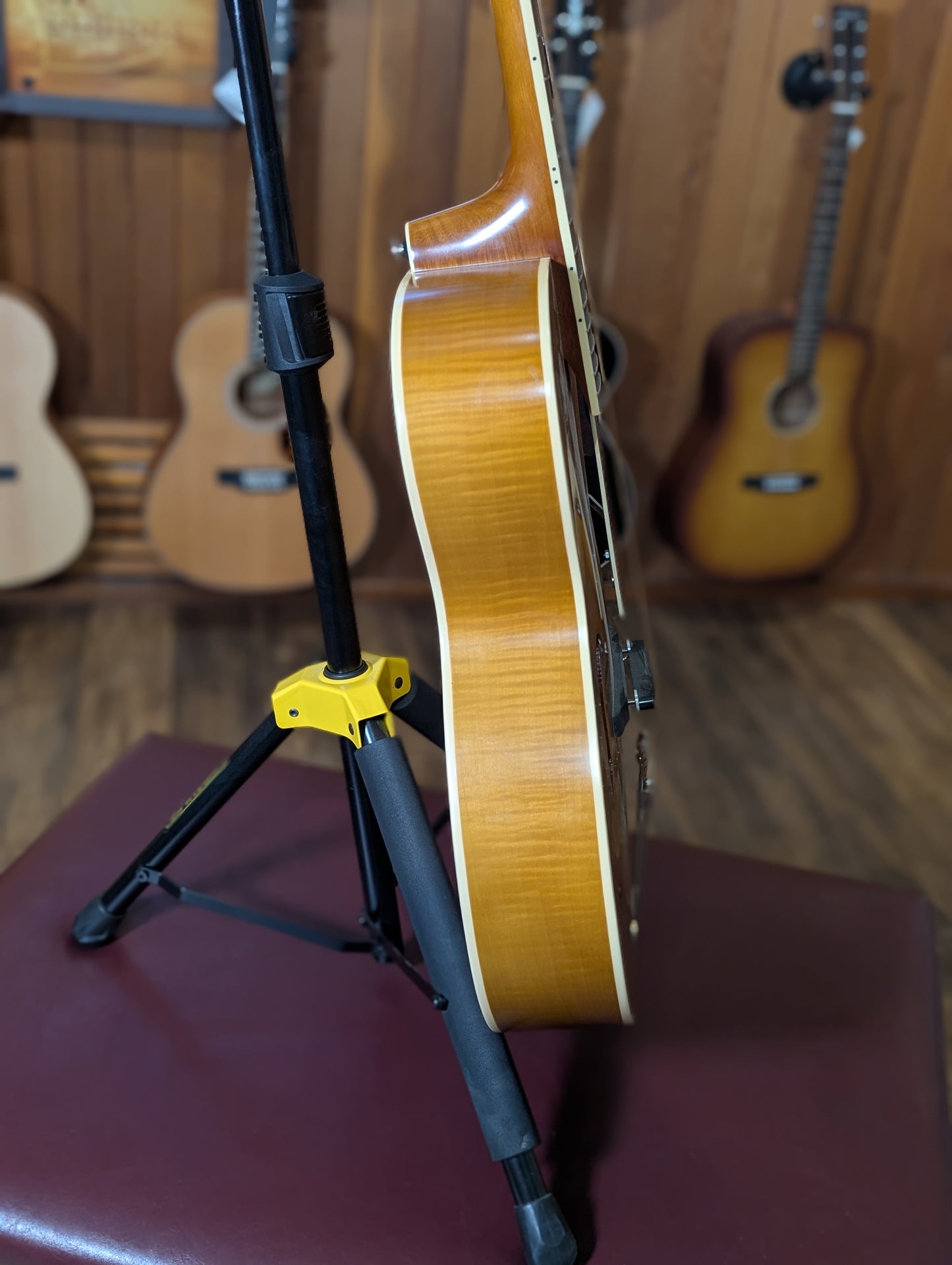 Epiphone Masterbilt Zenith Classic Acoustic/Electric Archtop Guitar w/Case - Vintage Natural (2016)