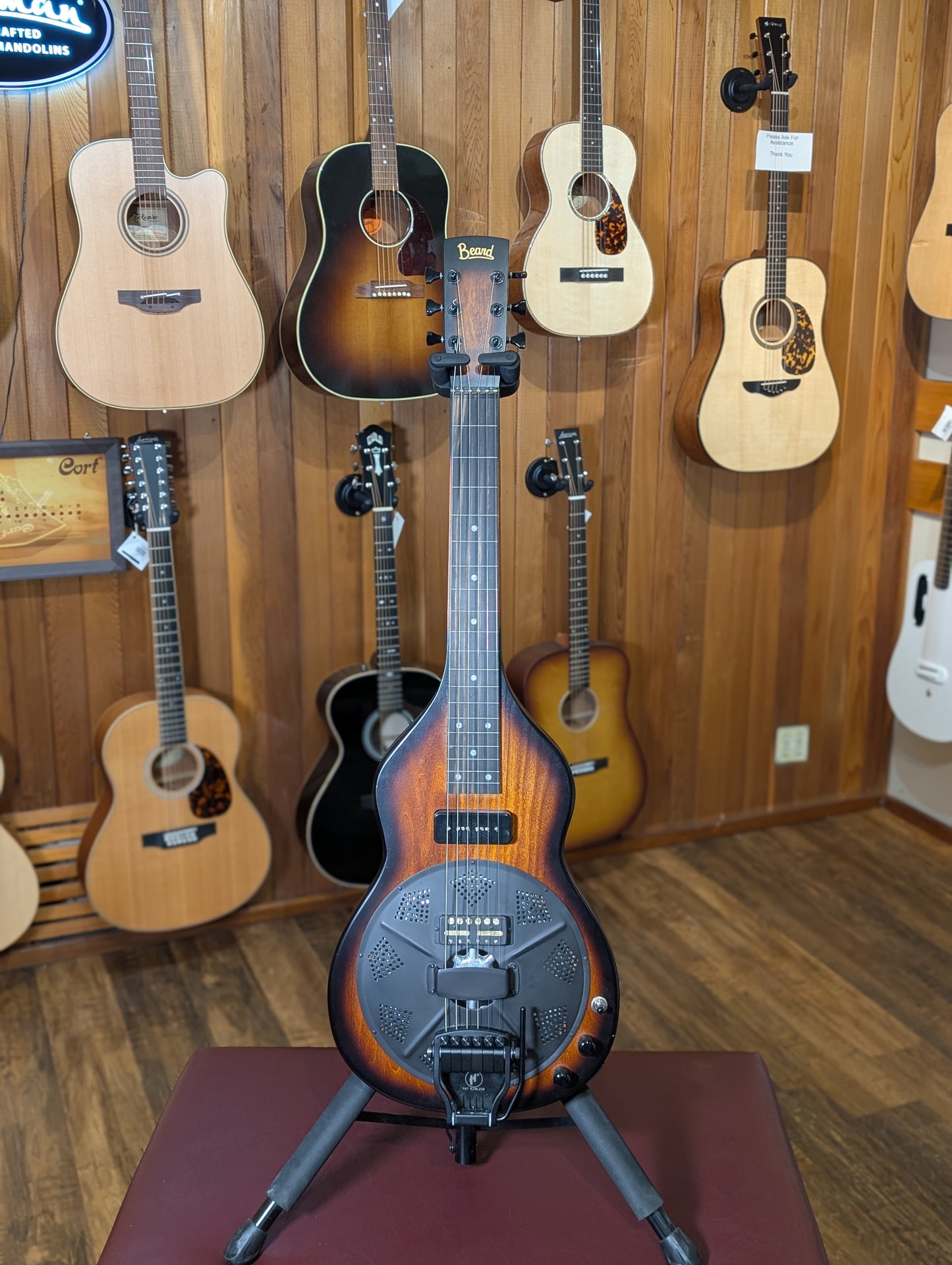 Beard Road-O-Phonic Lap Steel Guitar w/Case - Tobacco Sunburst (2021)