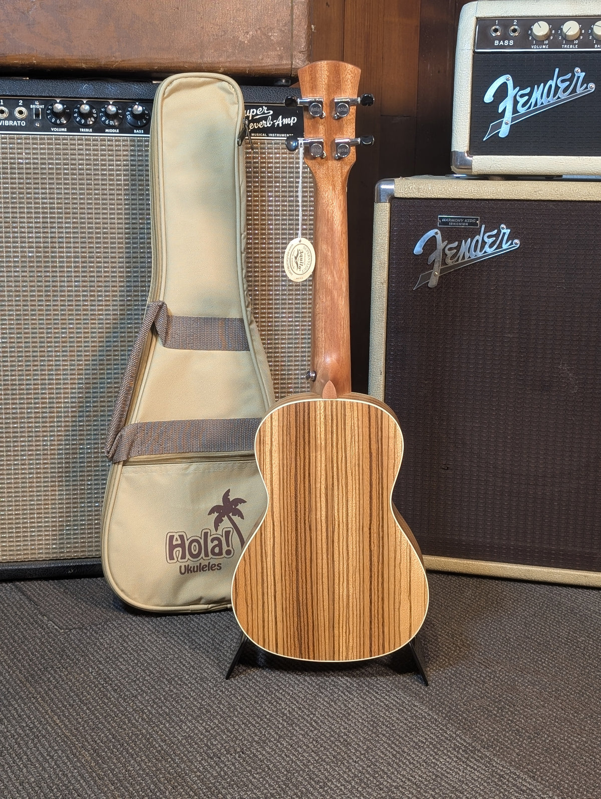 Hola Concert Ukulele w/Bag & Strap