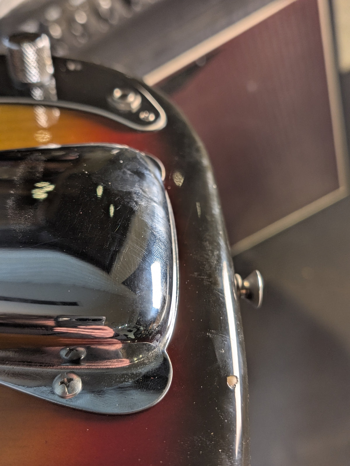 Fender Precision 4 String Electric Bass Guitar w/Case - Sunburst (1977)