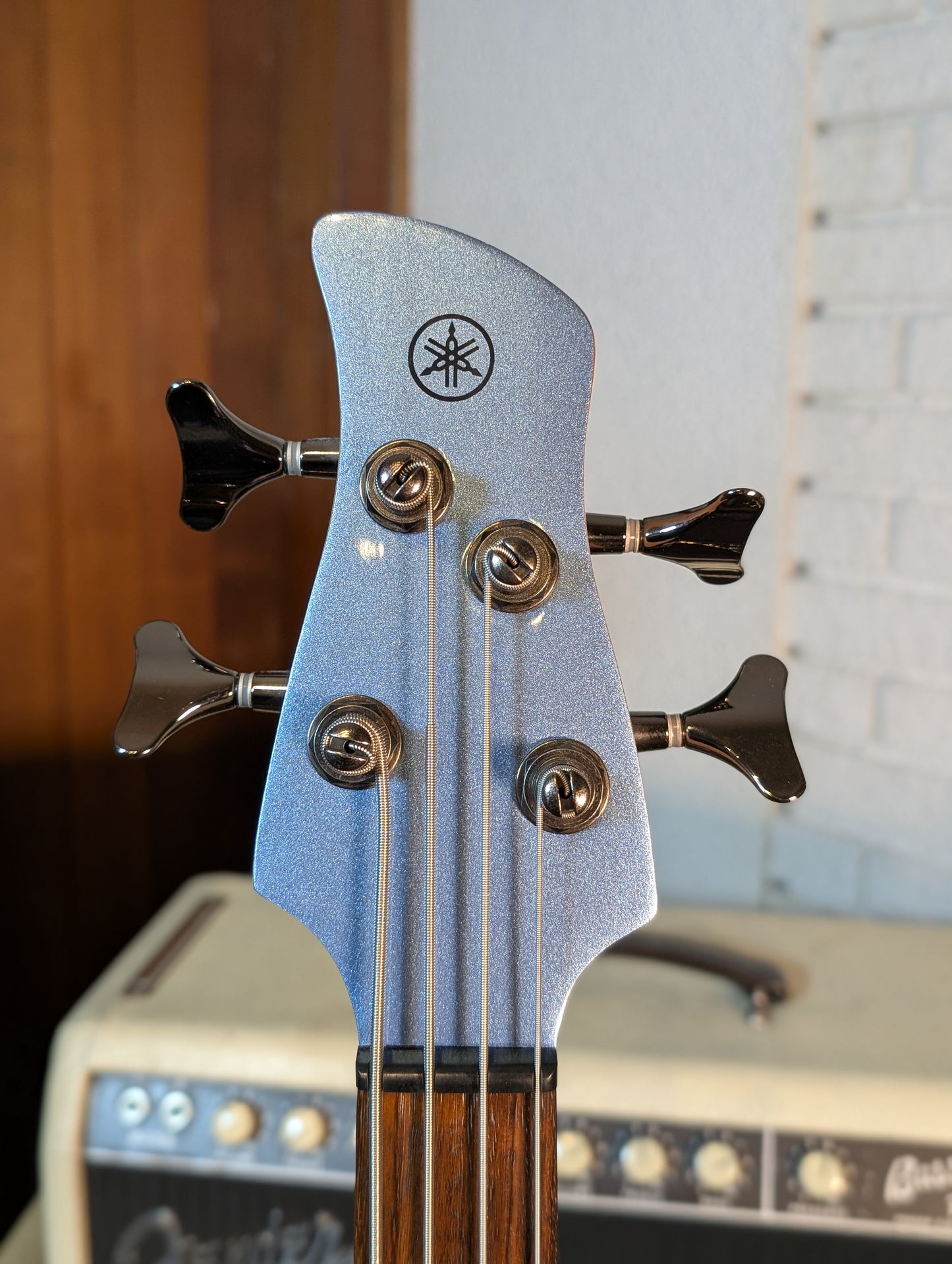 Yamaha TRBX304 4-String Active Electric Bass Guitar - Factory Blue (Used)
