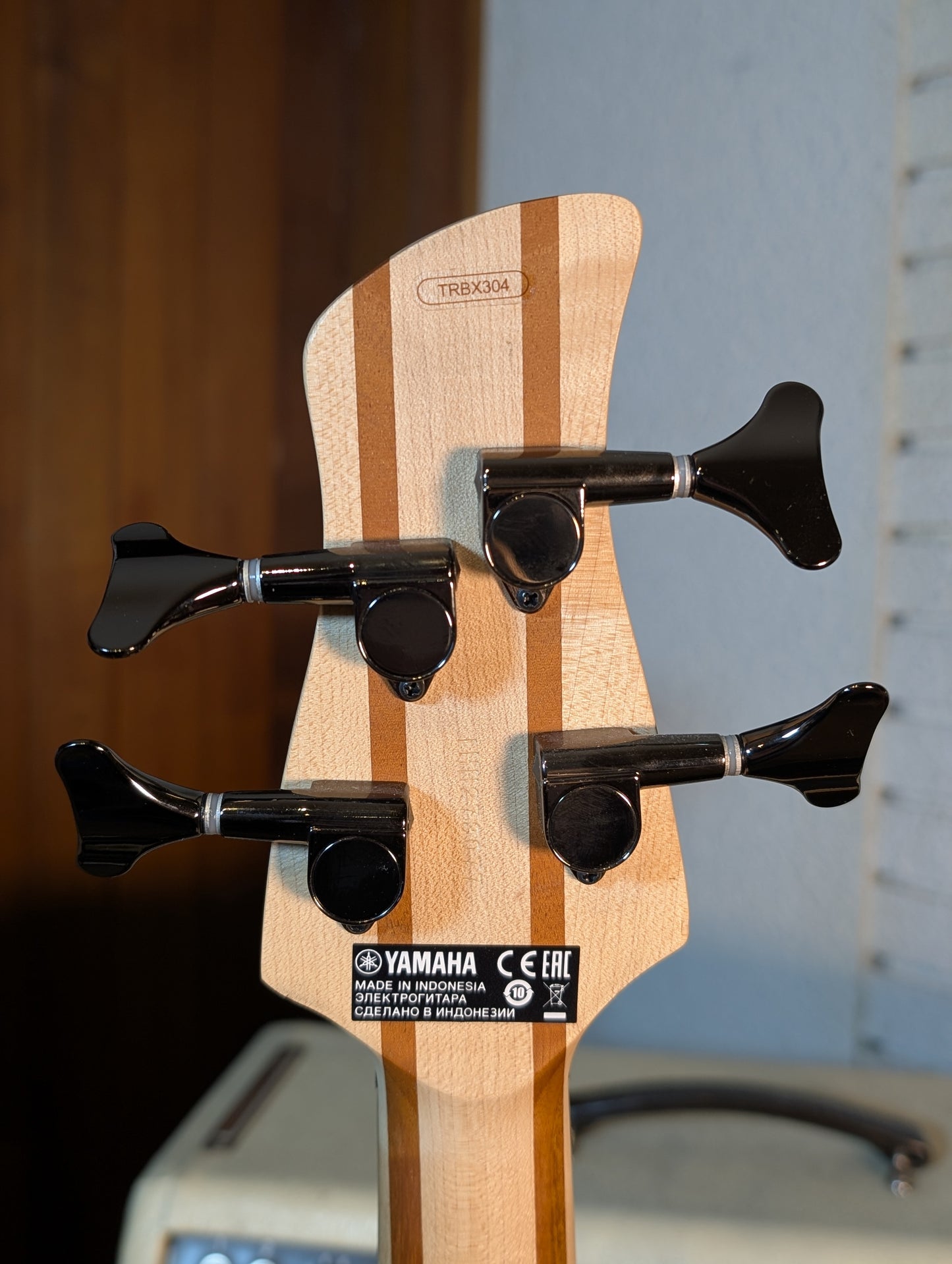 Yamaha TRBX304 4-String Active Electric Bass Guitar - Factory Blue (Used)