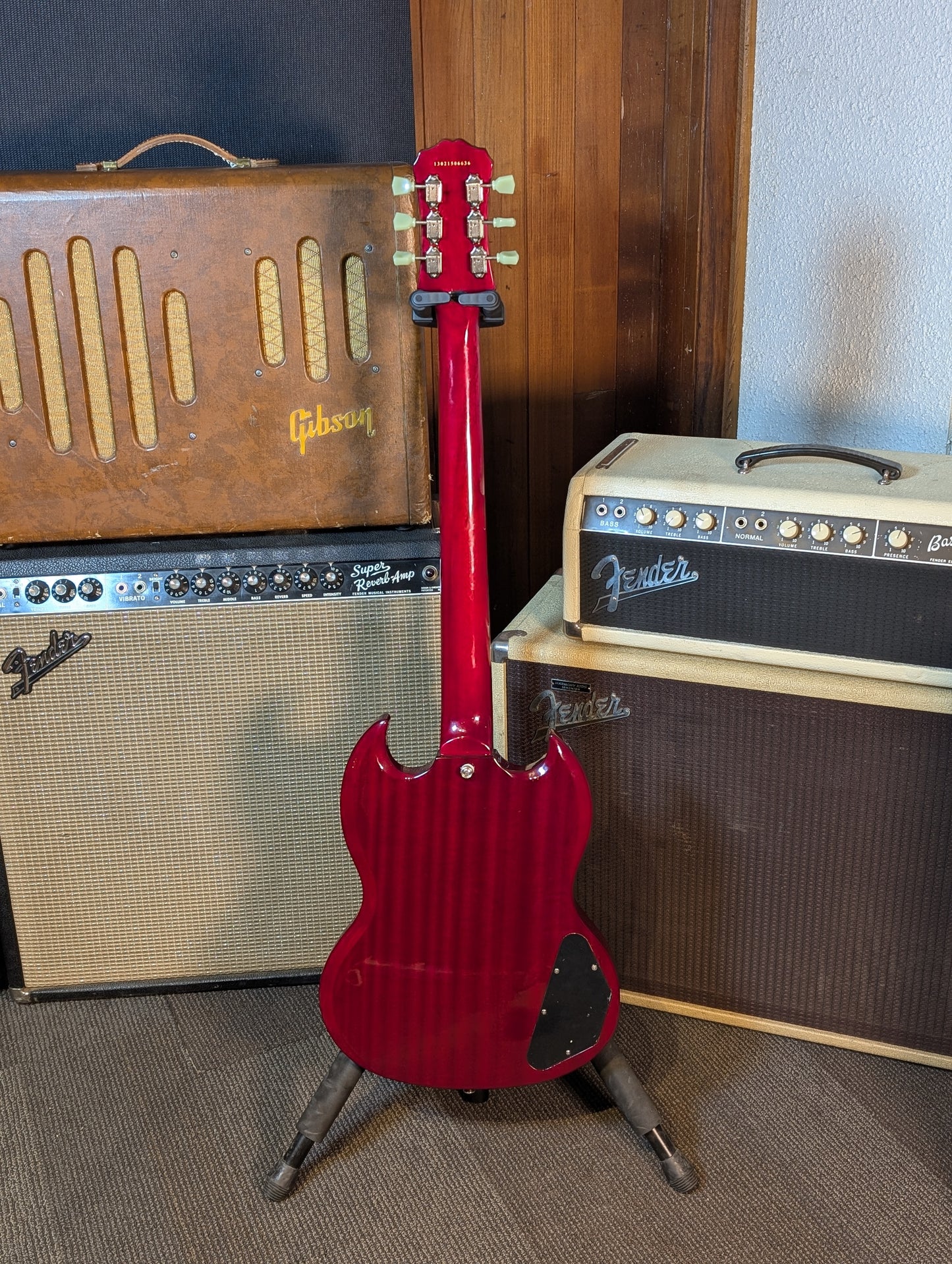 Epiphone G-400 Pro SG Left Handed Electric Guitar - Cherry (2013)