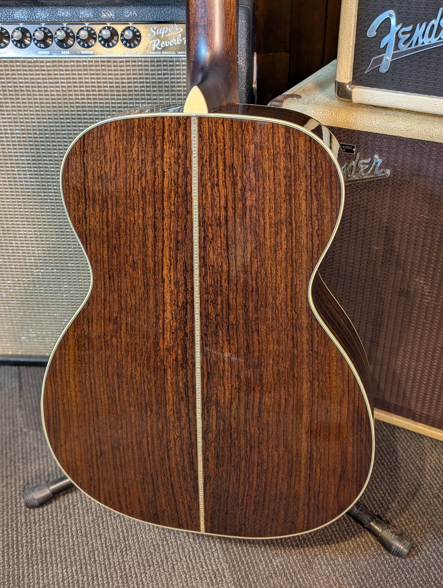 Eastman E20OM Thermo-Cure Acoustic Guitar w/Case - Thermo-Cure Natural (Serial #M2404833)