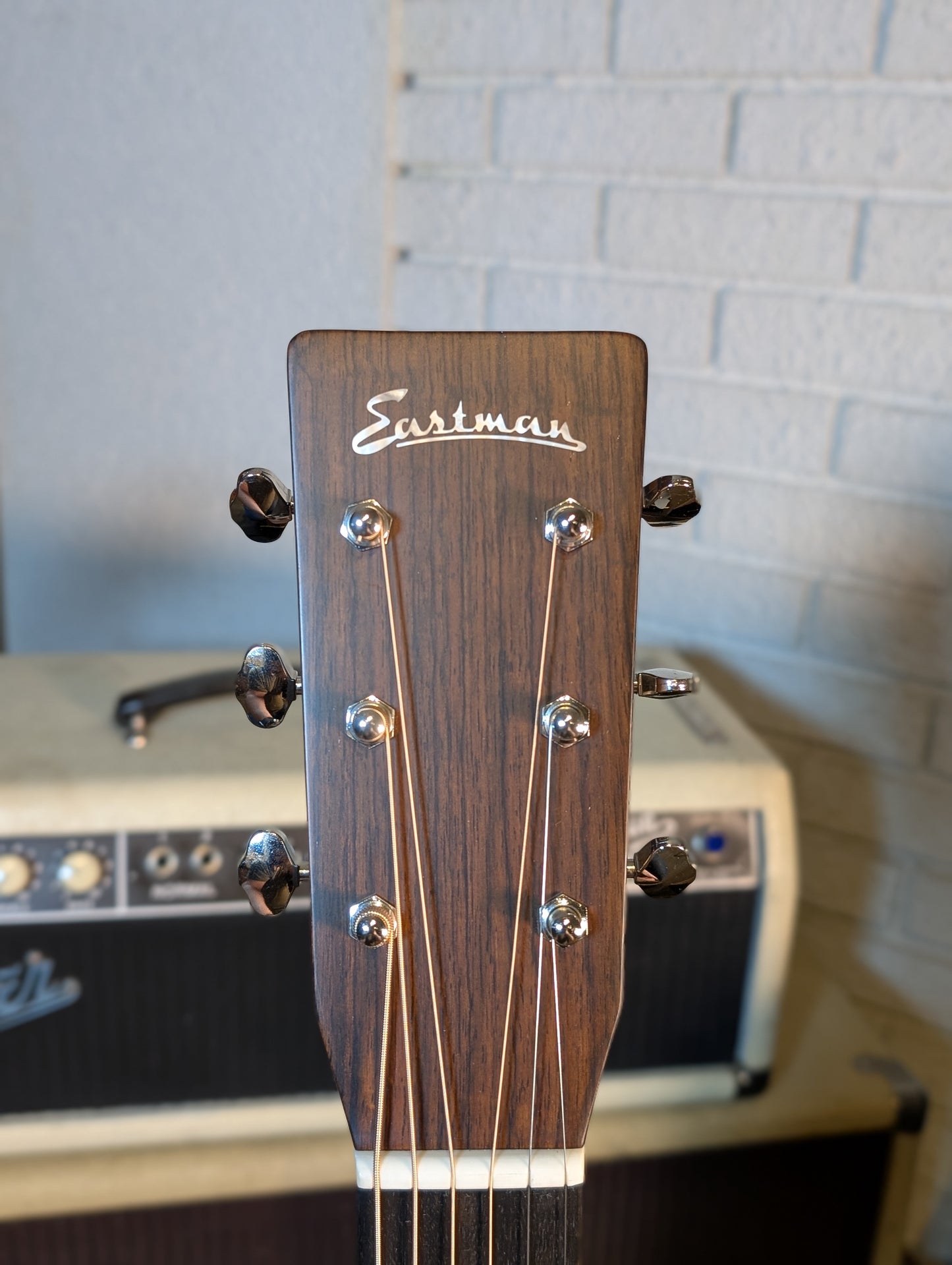 Eastman E20OM Thermo-Cure Acoustic Guitar w/Case - Thermo-Cure Natural (Serial #M2404833)