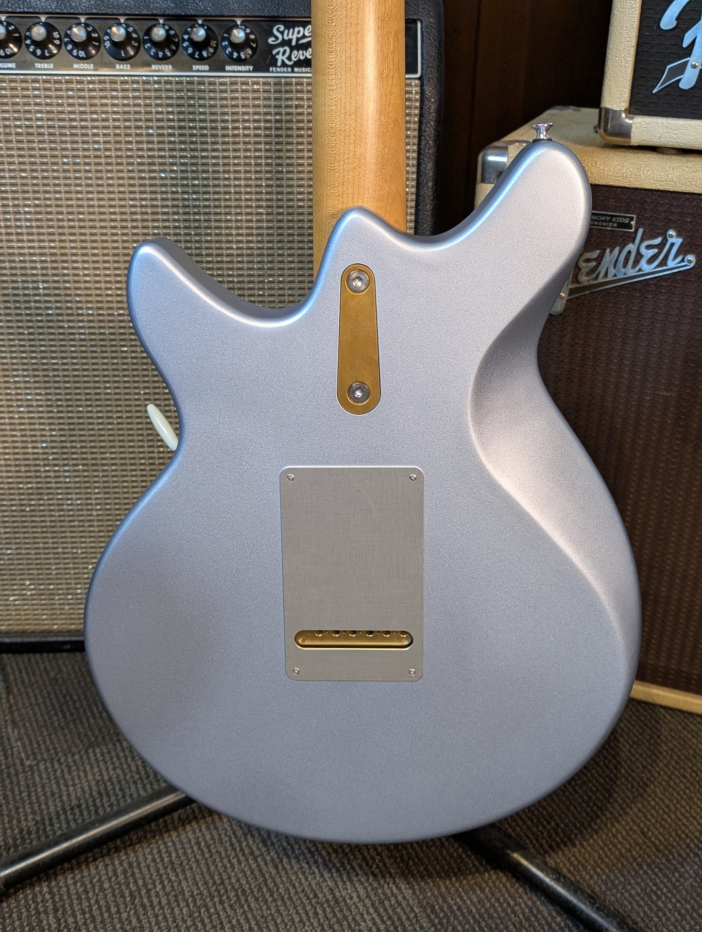 Eastman Fullertone DC'62 Electric Guitar w/Gig Bag - Ice Blue Metallic (Serial #F2500120)