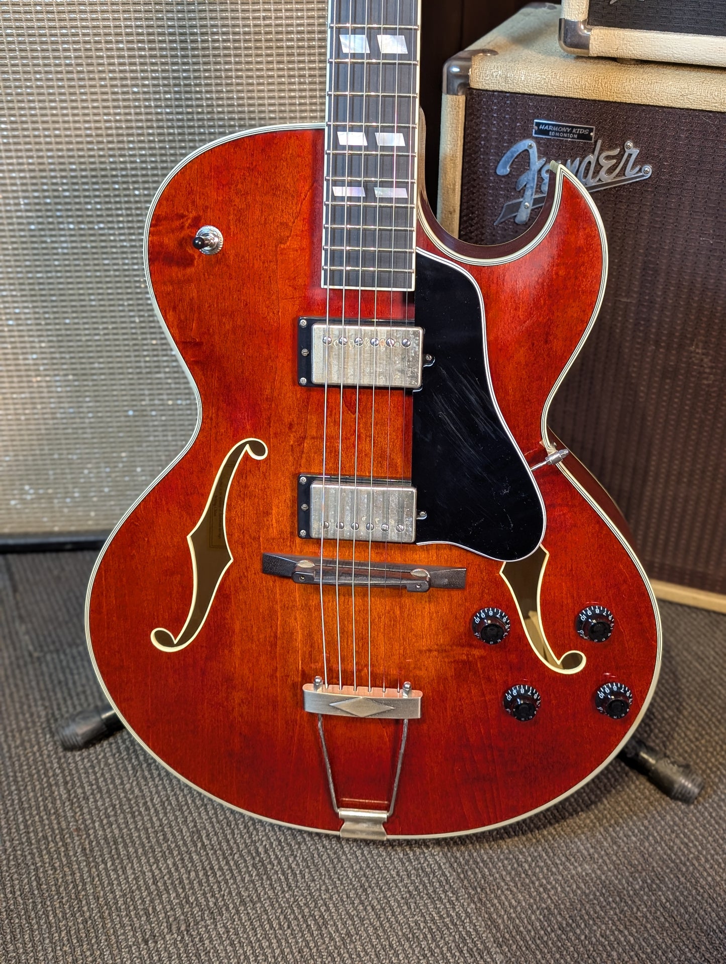 Eastman T49D/TV Hollowbody Archtop Electric Guitar w/Case - Vintage Classic Finish (Serial #P2400105)