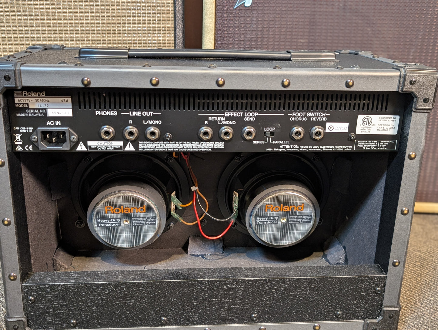 Roland JC-22 Jazz Chorus 30w Combo Amplifier (Used)