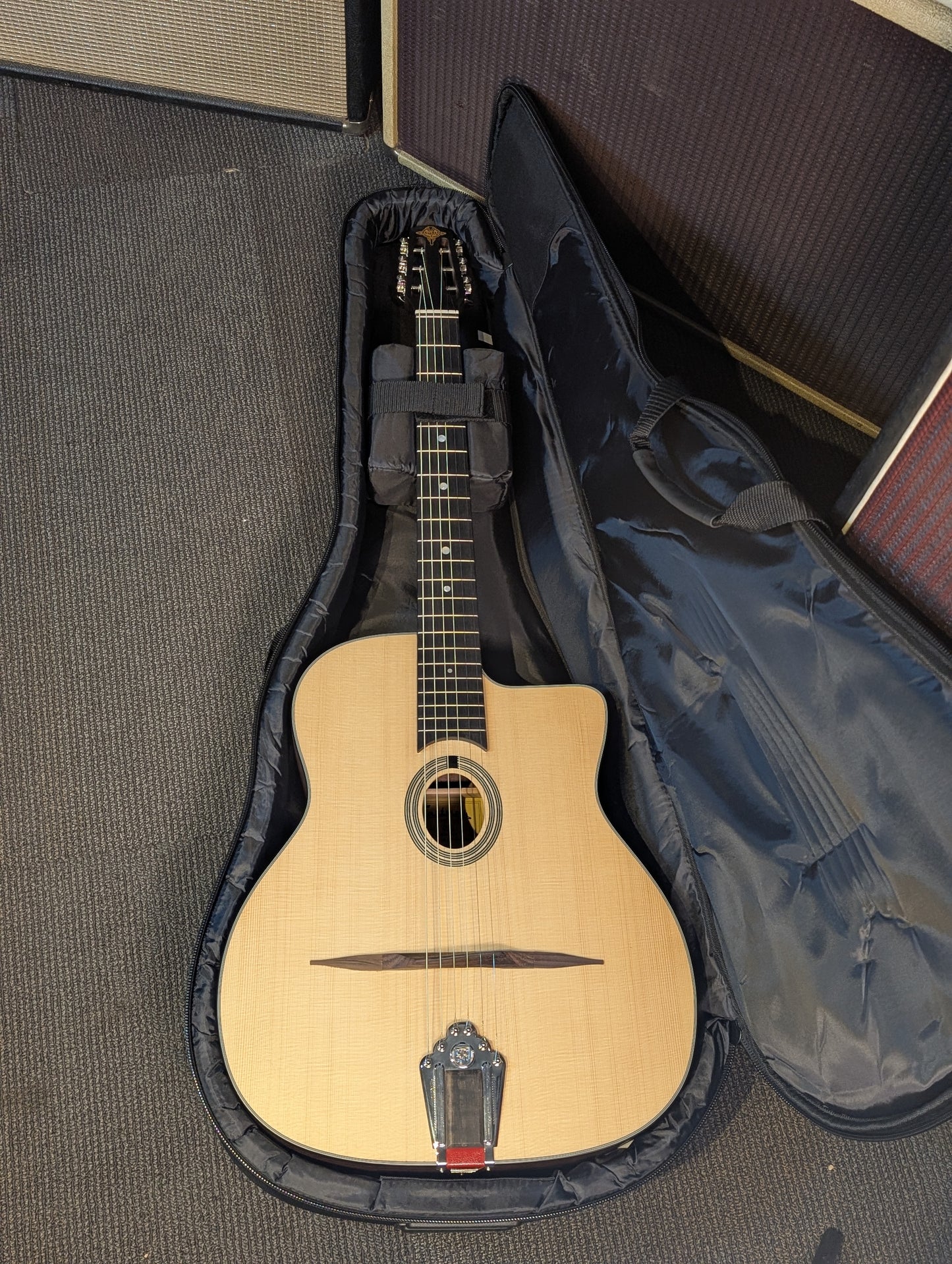 Eastman DM1 Gypsy Jazz Guitar w/Gig Bag - Natural (Serial #M2417093)