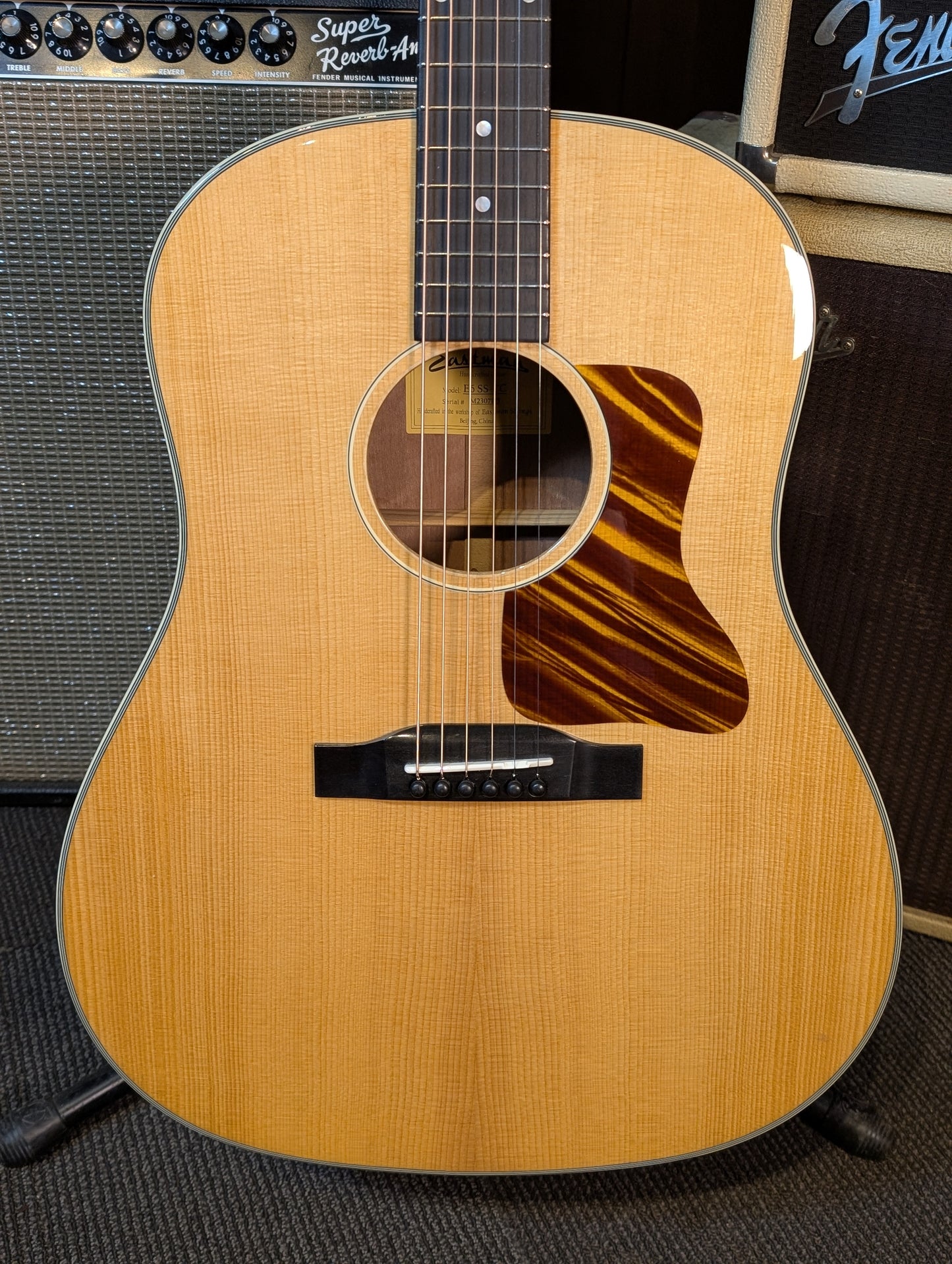 Eastman E6SS-TC Thermo-Cured Slope Should Acoustic Guitar w/Case - Natural (Serial #M2307175)