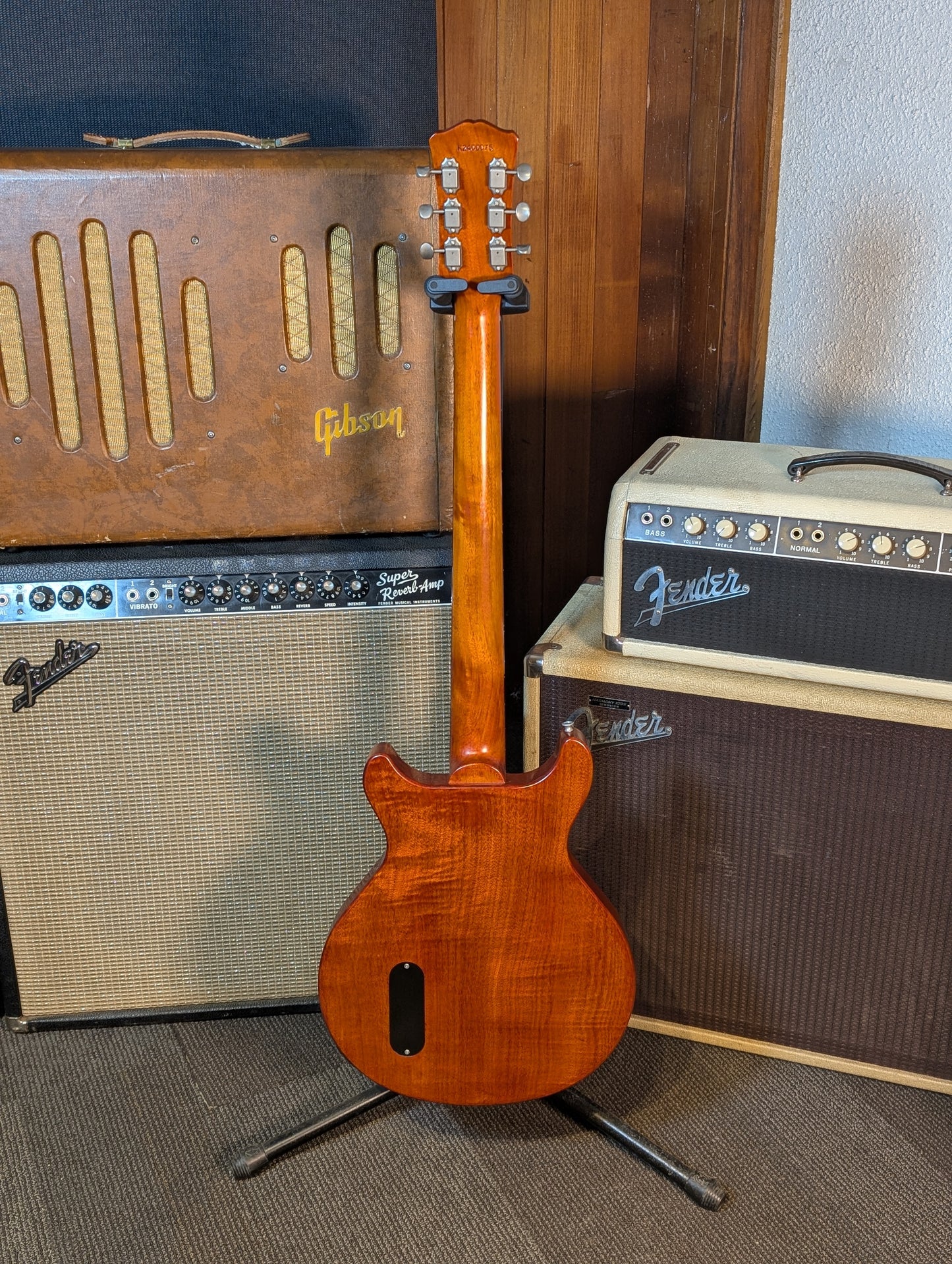 Eastman SB55DC/TV Double Cutaway Electric Guitar w/Case - Vintage Classic Finish (Serial #K2400075)