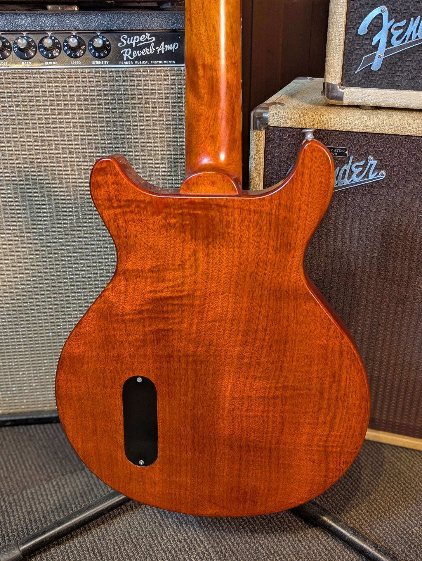 Eastman SB55DC/TV Double Cutaway Electric Guitar w/Case - Vintage Classic Finish (Serial #K2400075)