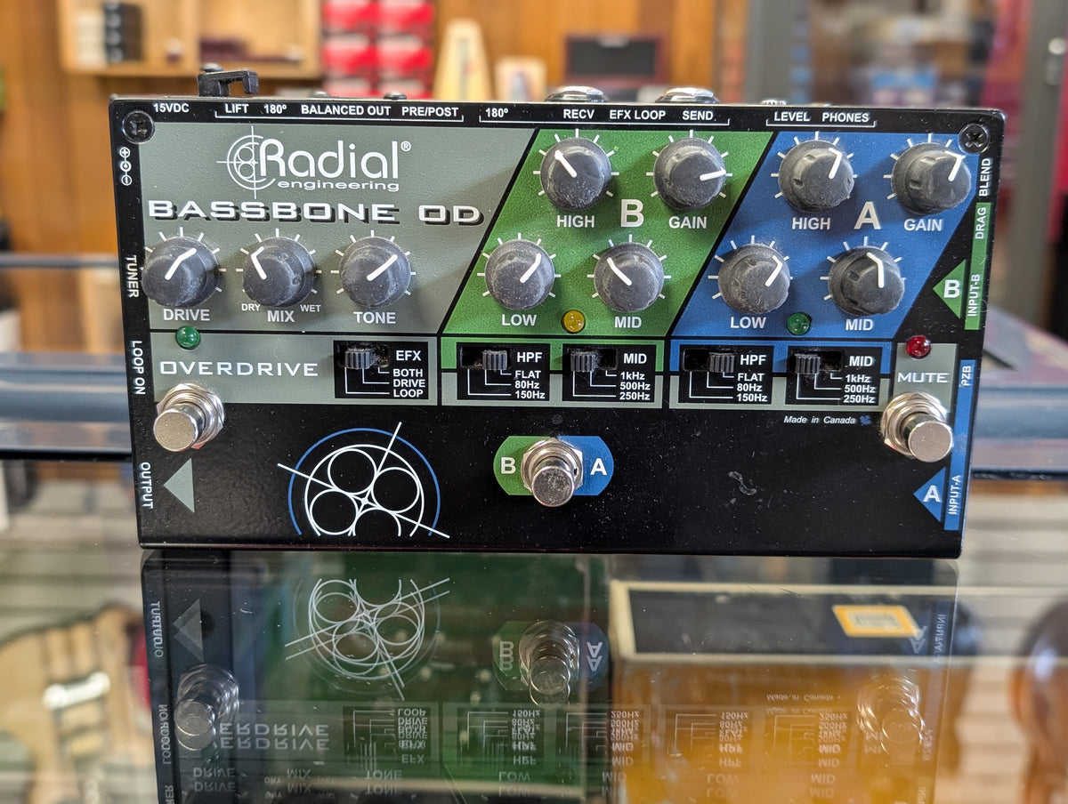 Radial Bassbone OD Bass Preamp w/Box (Used)