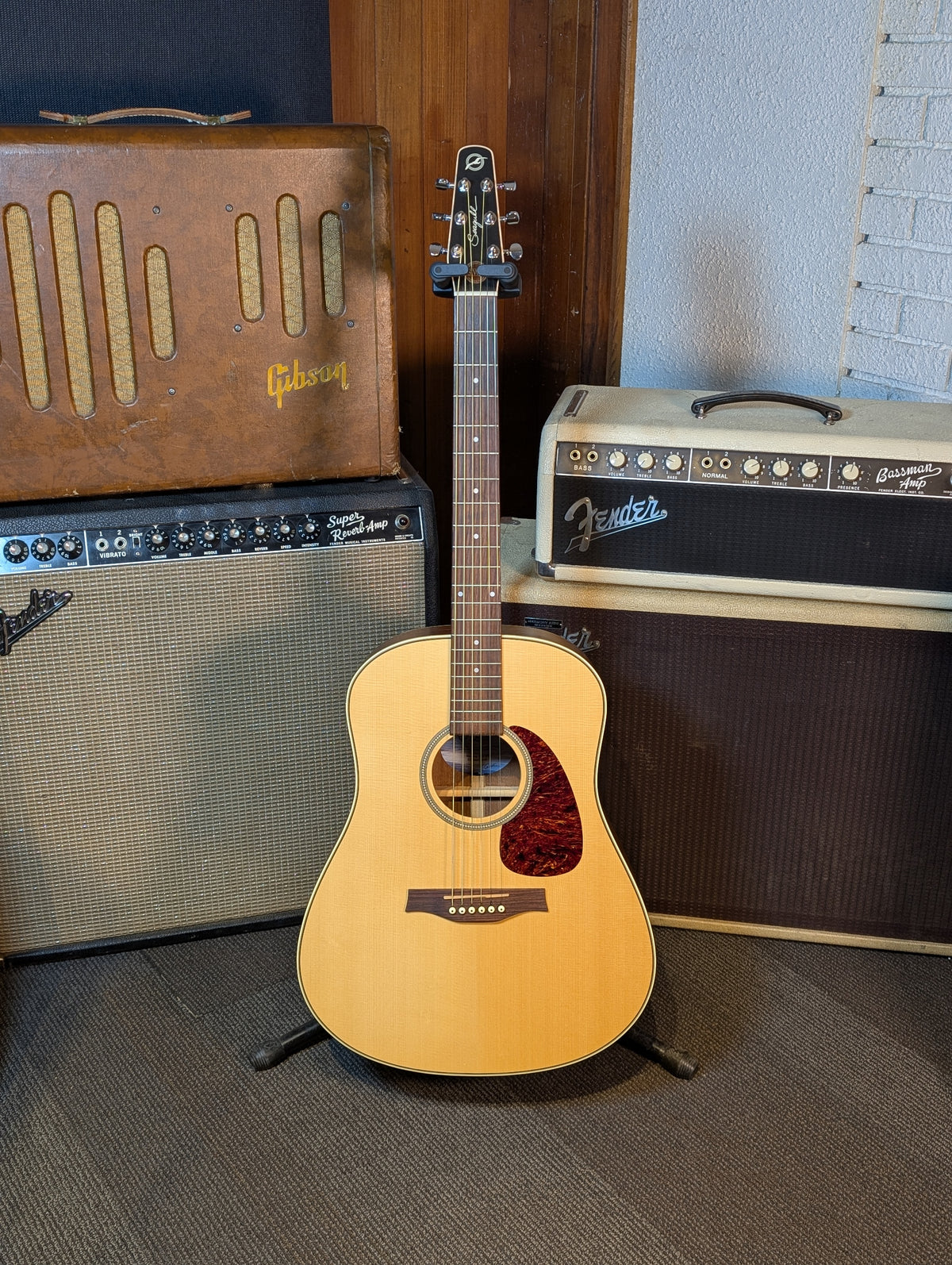 Seagull SWS Maritime SWS SG Dreadnought Acoustic Guitar w/Case - Semi Gloss Natural (Used)