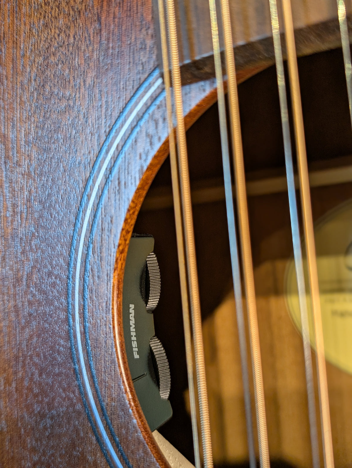 Godin Mahogany Folk 12-String Acoustic/Electric Guitar w/Gig Bag - Rustic Burst (Serial #053148000046)