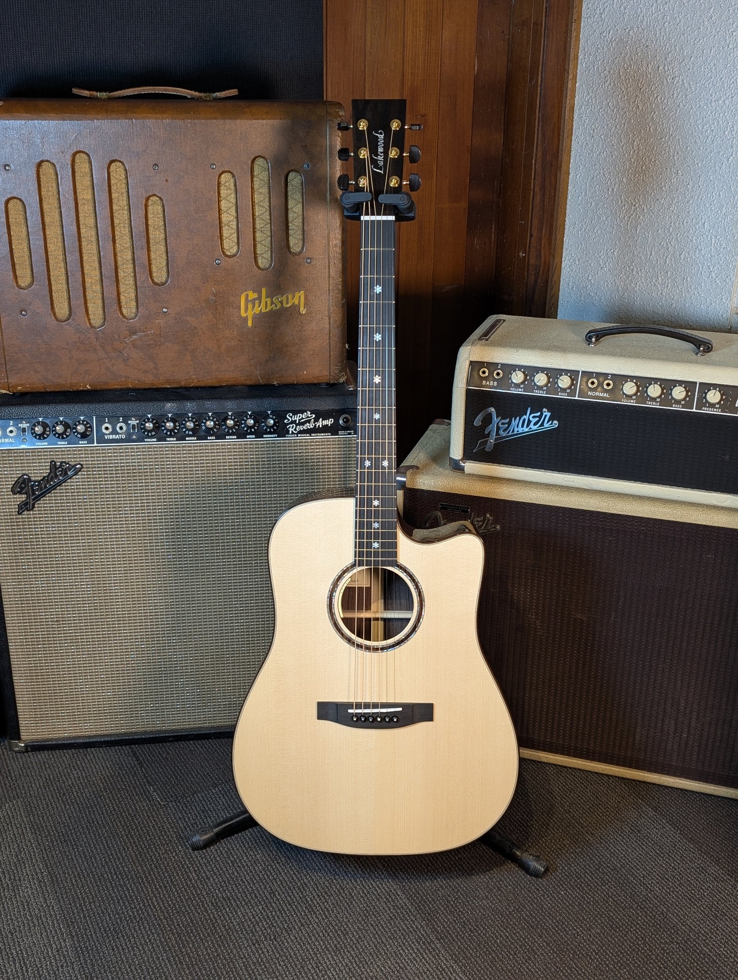 Lakewood D-32 CP Dreadnought Acoustic/Electric Guitar w/Case (Serial #36228)