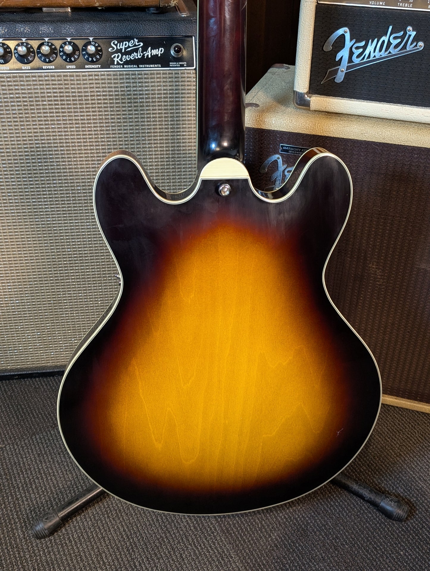Eastman T60/TV Thinline Semi-Hollow Electric Guitar w/Case - Sunburst (Serial #P2401936)