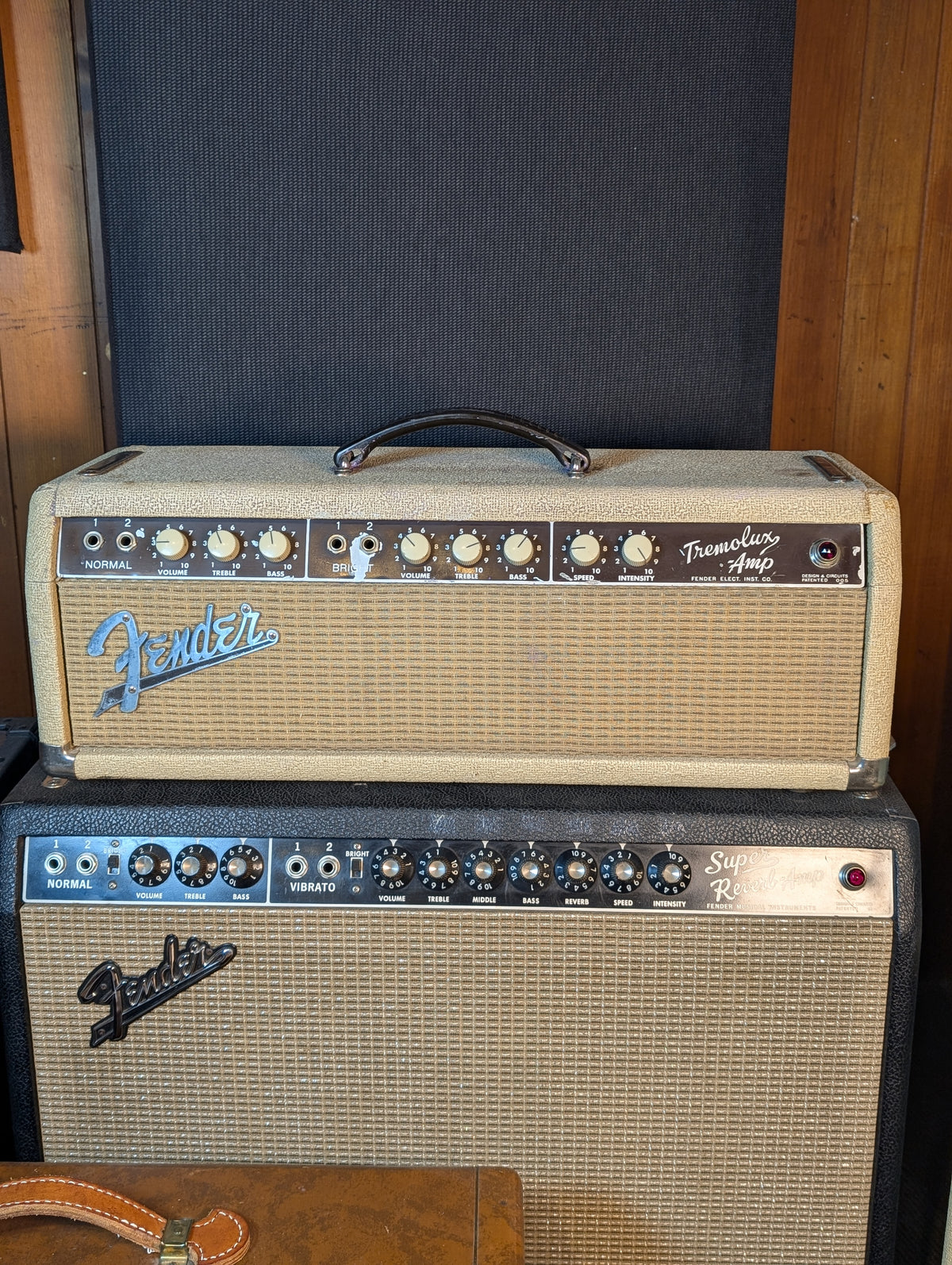Fender Brown Panel 6G9-B Tremolux 35w Tube Amp Head (1962)