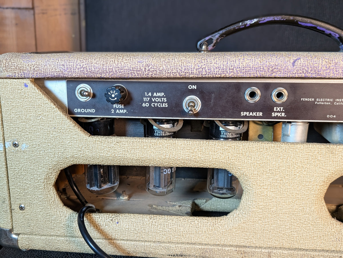 Fender Brown Panel 6G9-B Tremolux 35w Tube Amp Head (1962)